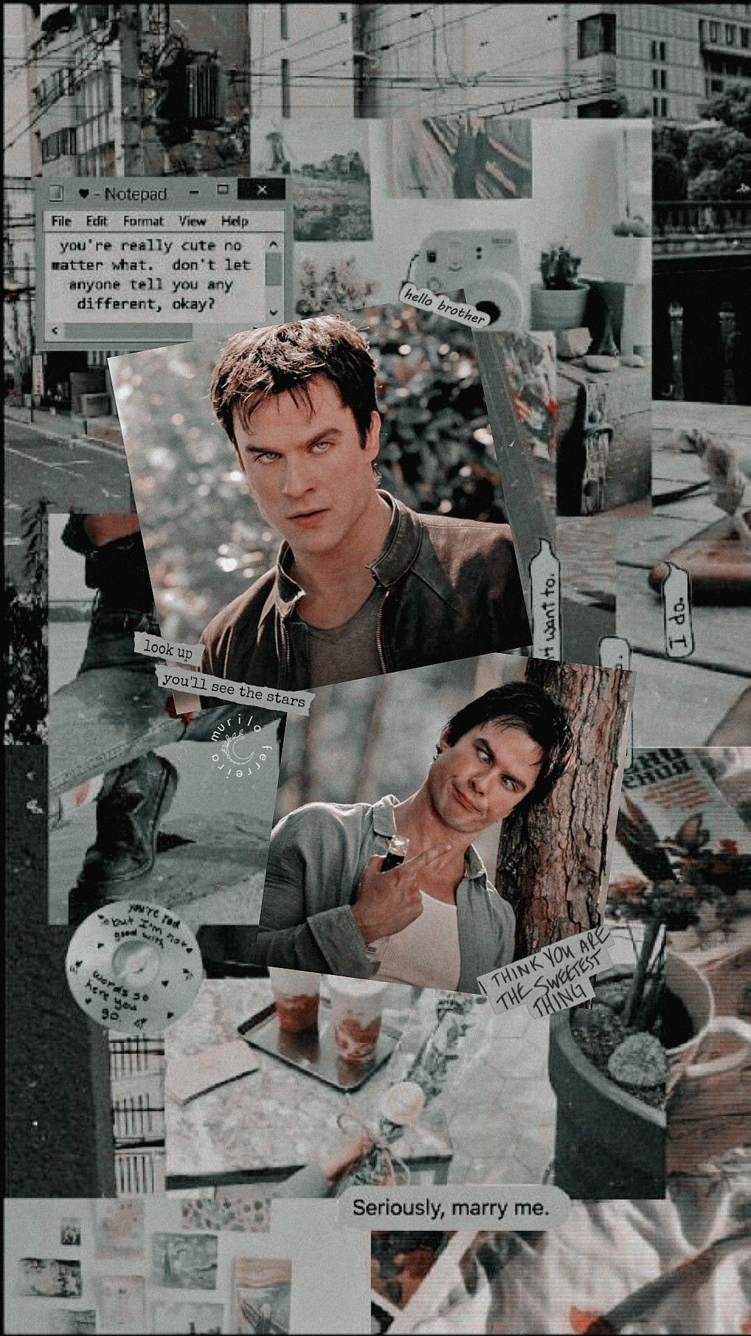 1080x1921 Wallpaper Lockscreen Salvatore. Vampire diaries wallpaper, Vampire diaries funny, Ian somerhalder vampire diaries