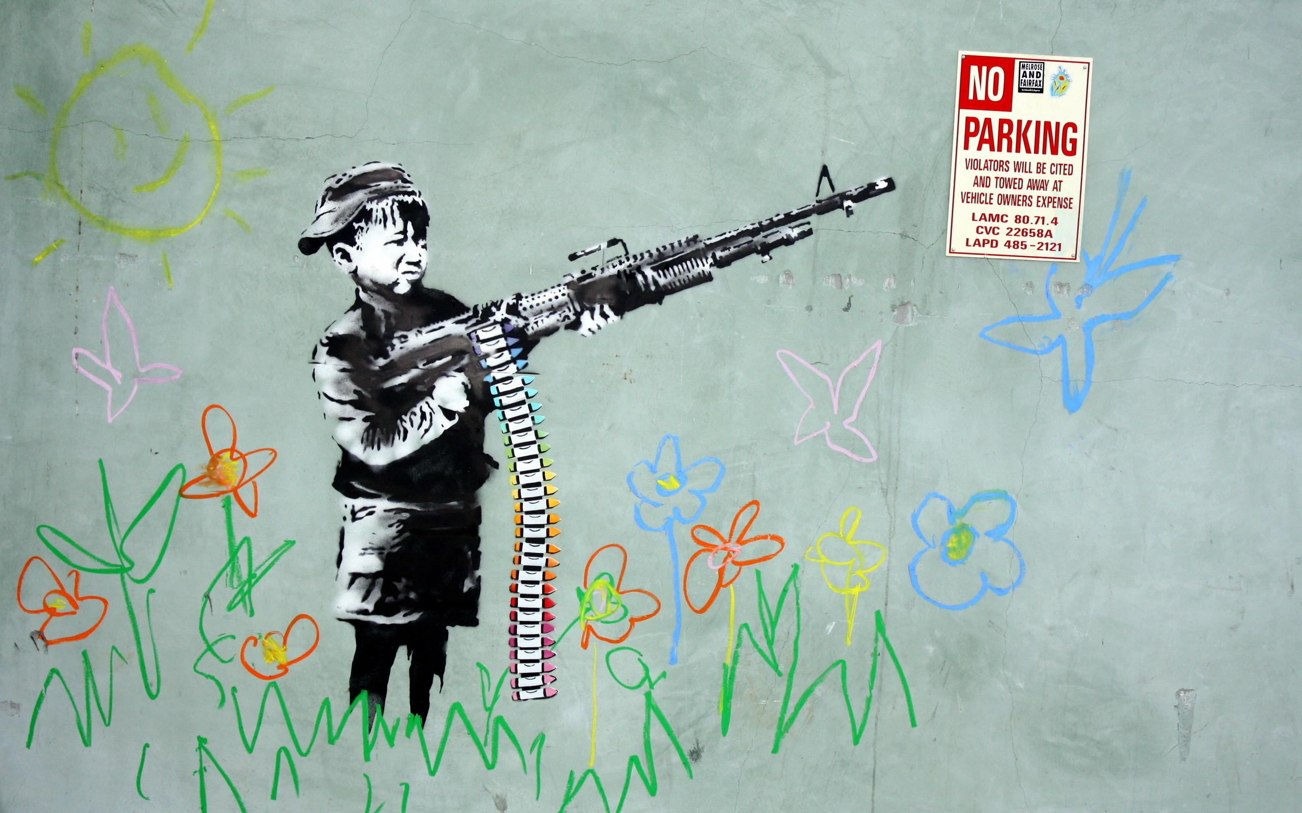 2560x1600 graffiti banksy street art HD wallpaper Quotes