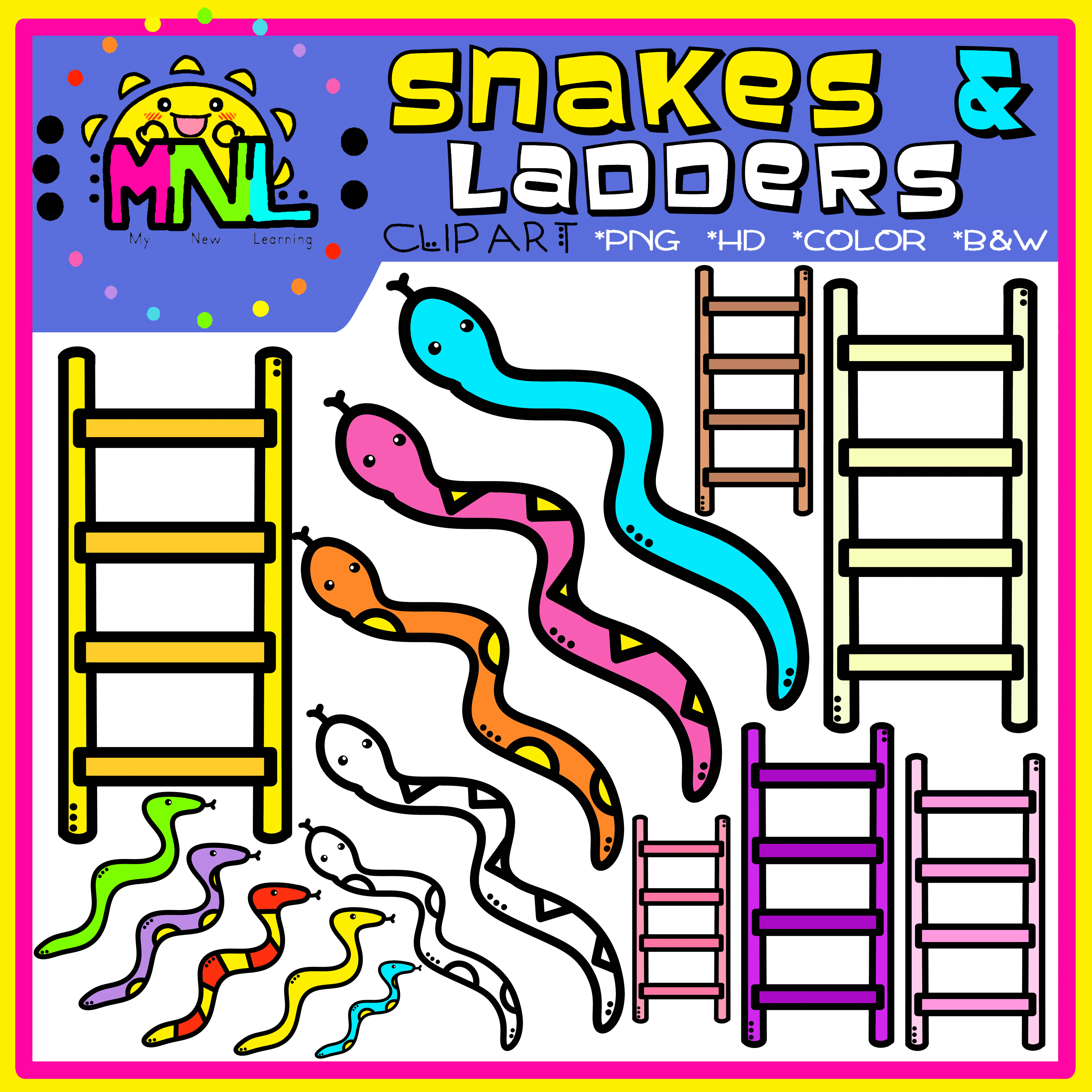 3000x3000 Snakes and Ladders Clipart Image. Snakes and ladders, Clip art, Snake image