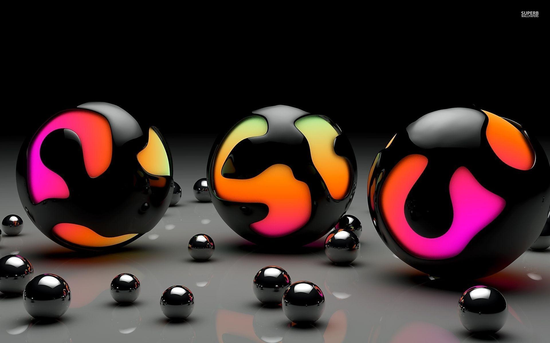 1920x1200 Colorful 3D Wallpaper