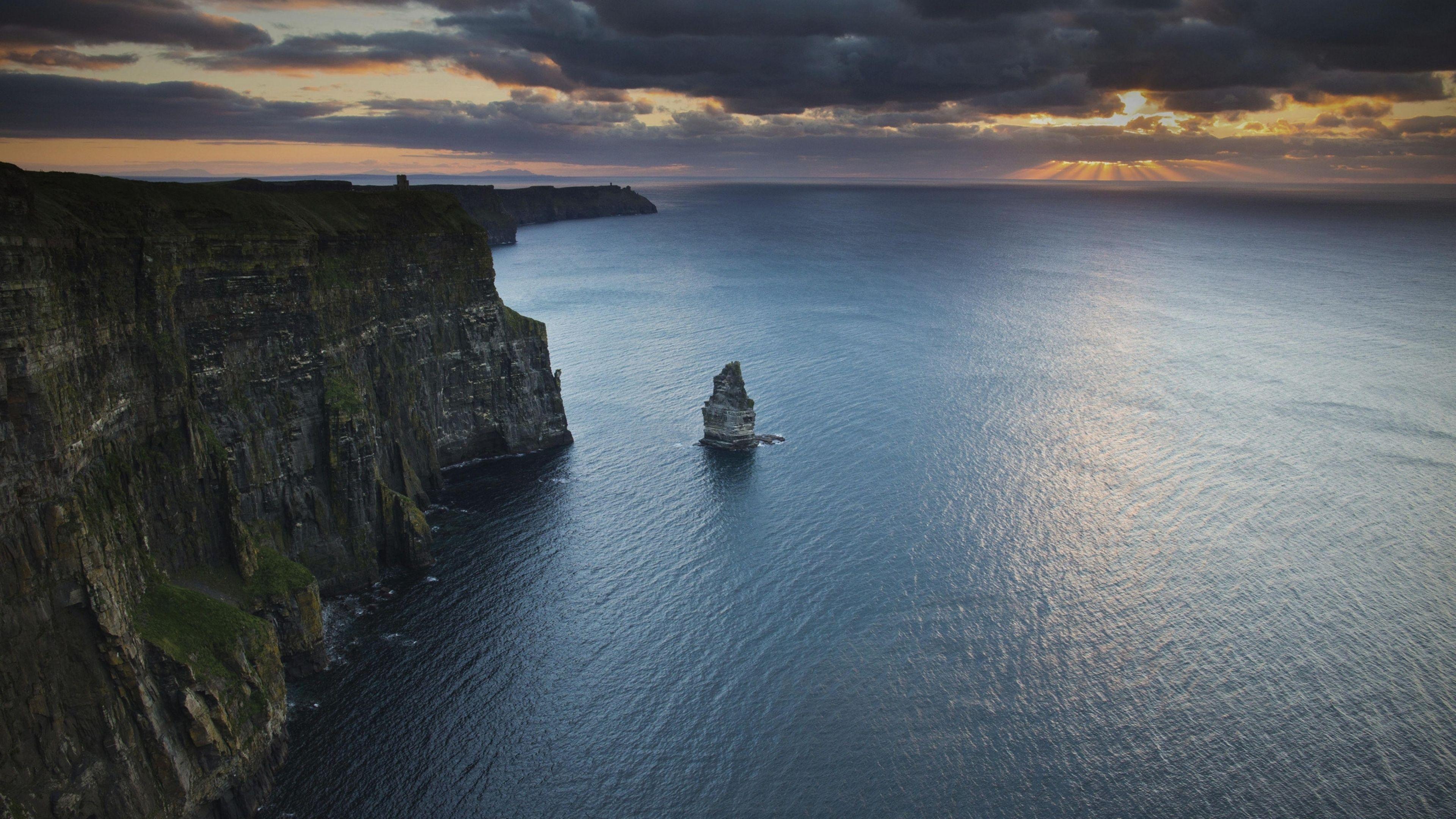 3840x2160 Cliffs of Moher Wallpaper 8 X 2160