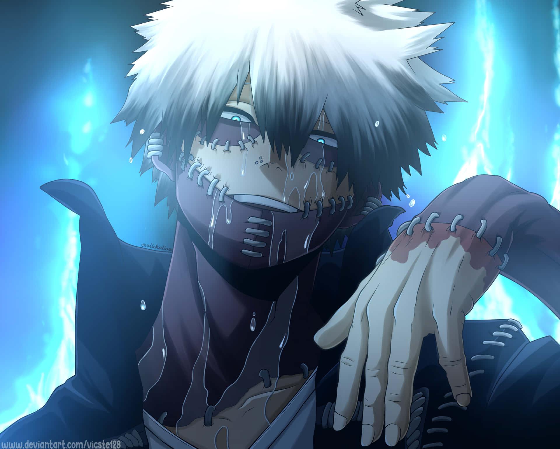 1920x1537 Download Dabi powering up to take on the Hero Killer Wallpaper