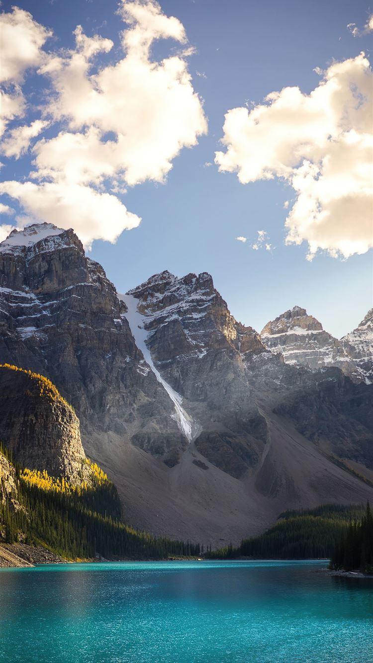 750x1334 beautiful lake scenery mountains 4k iPhone 8 Wallpaper Free Download
