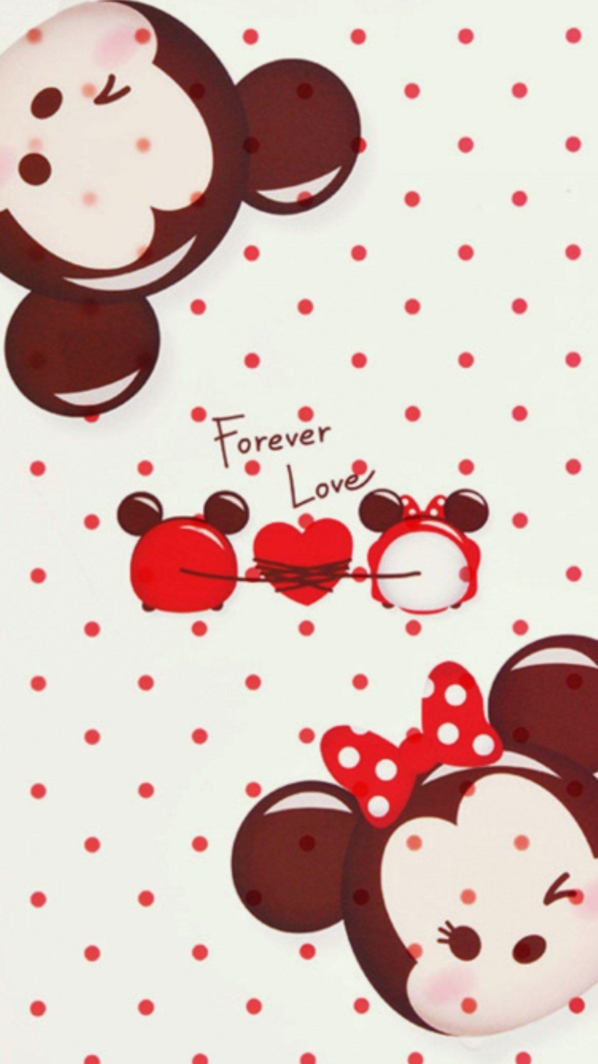 1180x2098 Cute Tsum Tsum iPhone Wallpaper