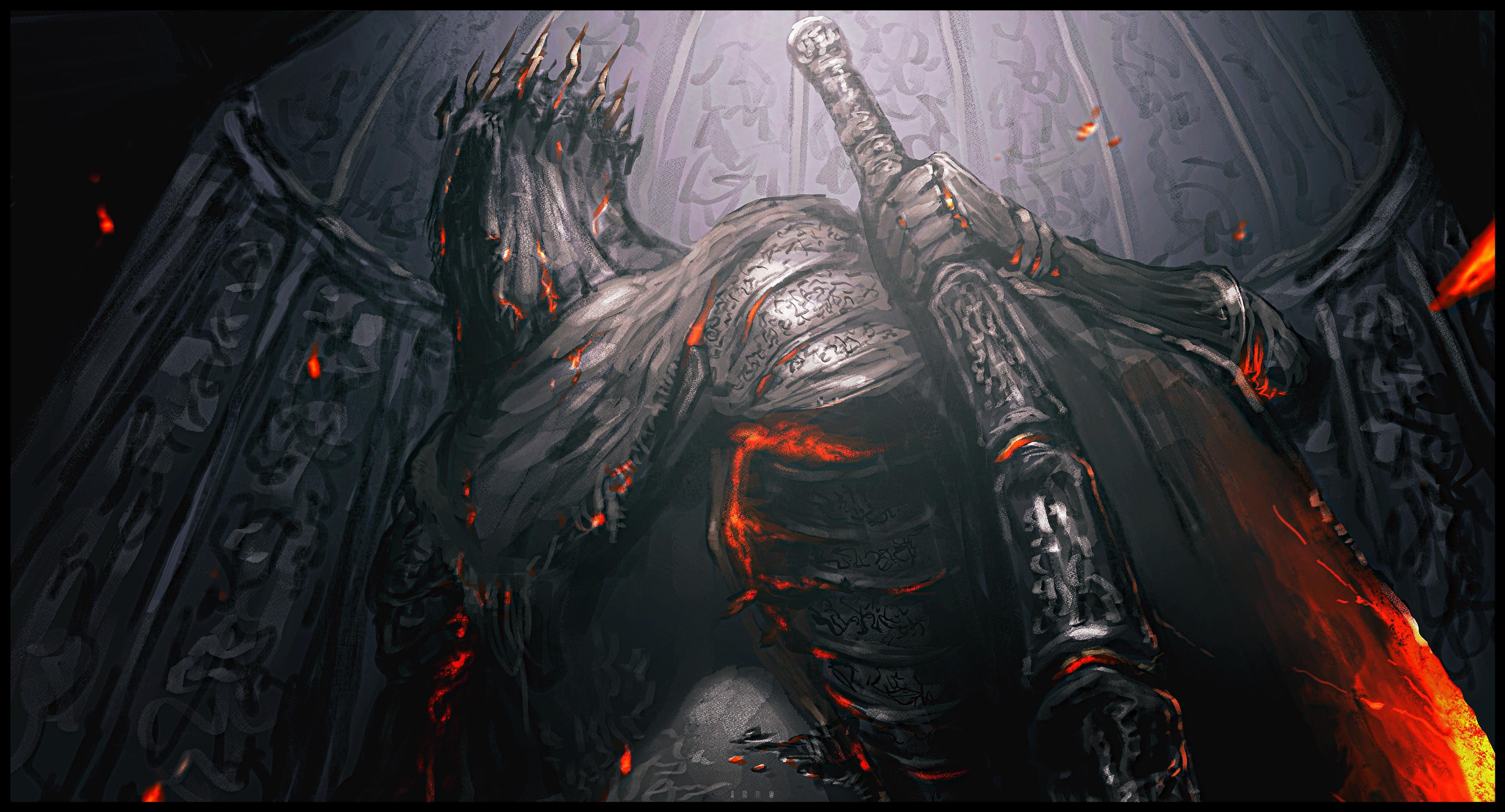5000x2700 yhorm the giant (dark souls and 1 more) drawn by ibuo_(ibukht1015)