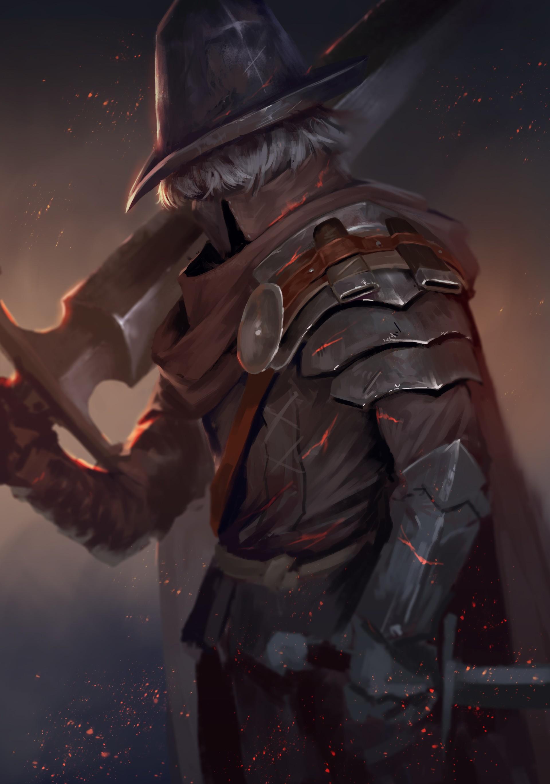 1920x2739 Undead Legion, fantasy art, Dark Souls III, warrior, Abyss Watchers, Farron Gallery HD Wallpaper