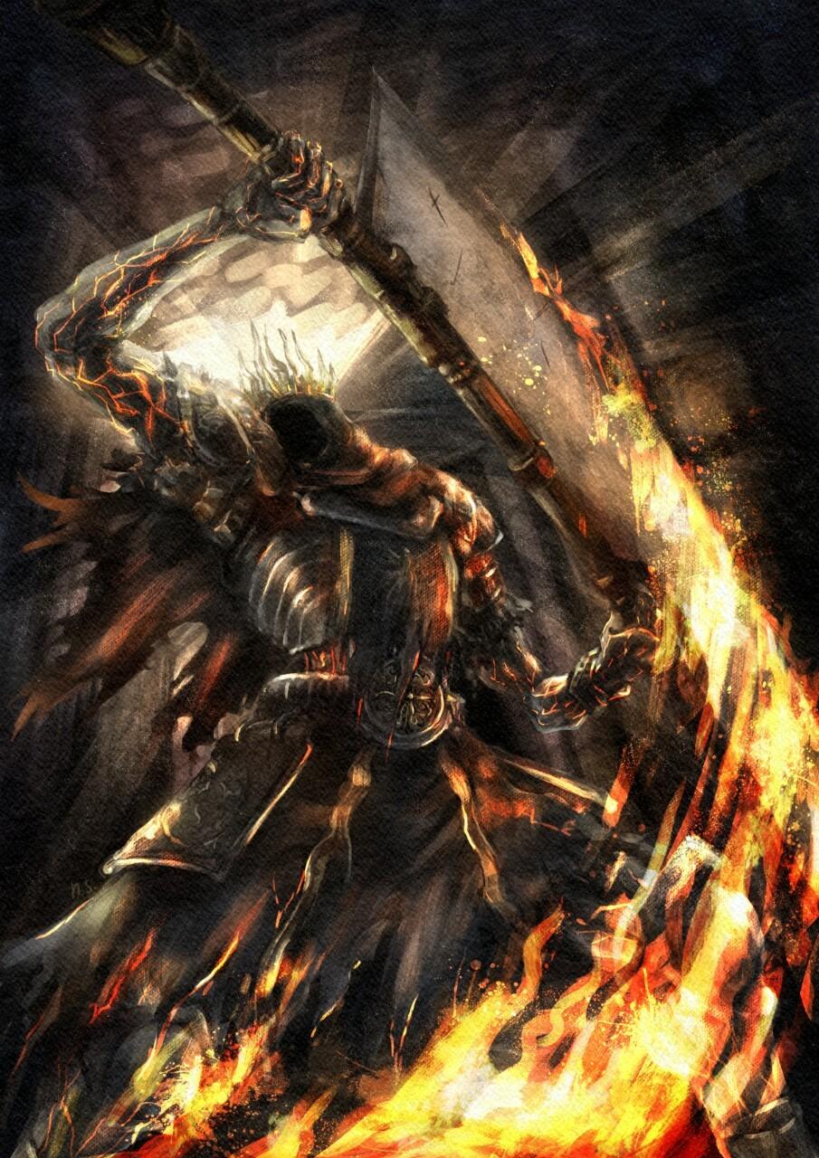 905x1280 Mildly Interesting Drawings. May the Sun Shine Upon this Lord of Cinder