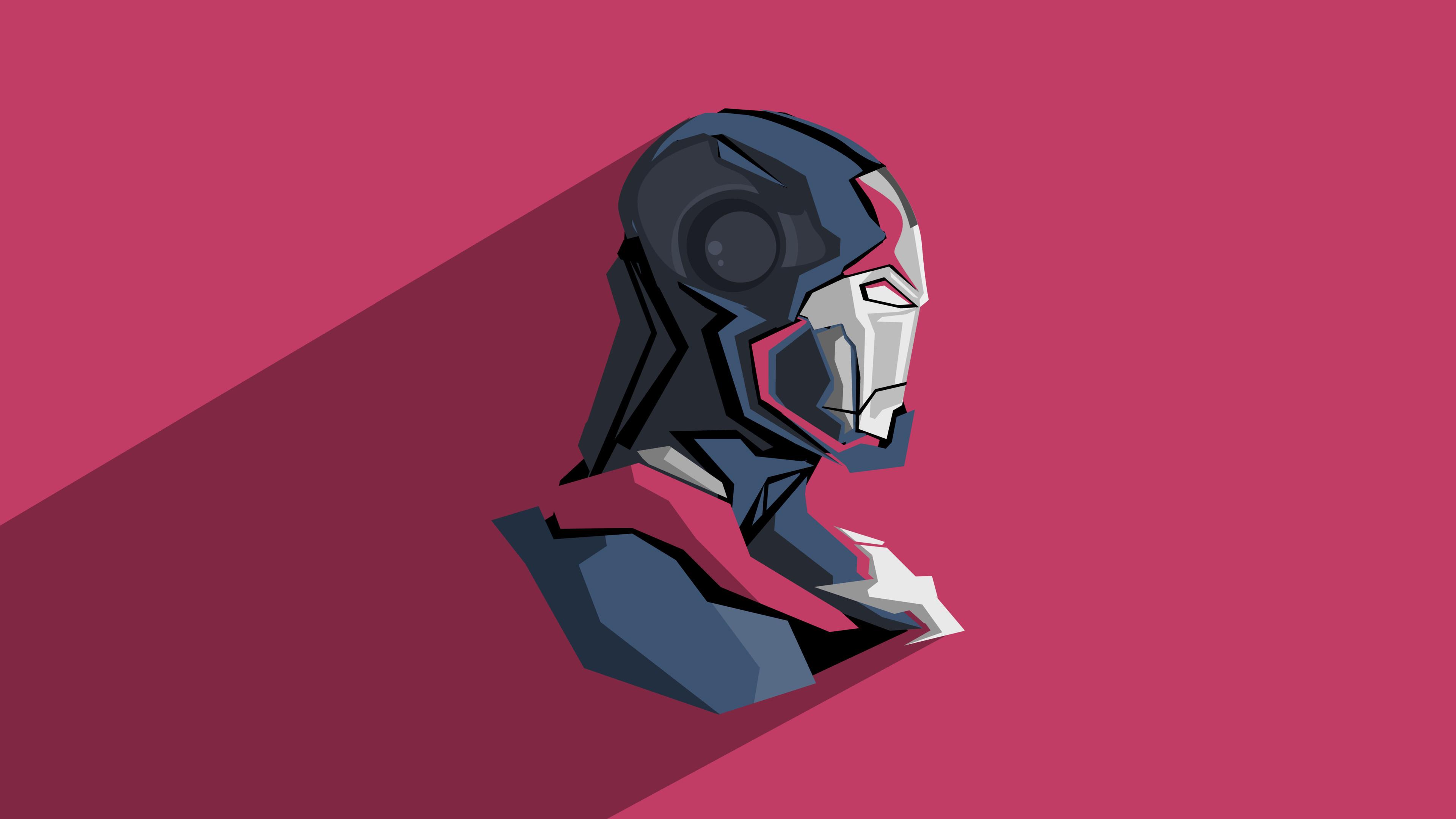 3840x2160 War Machine Minimal Artwork 4K Wallpaper