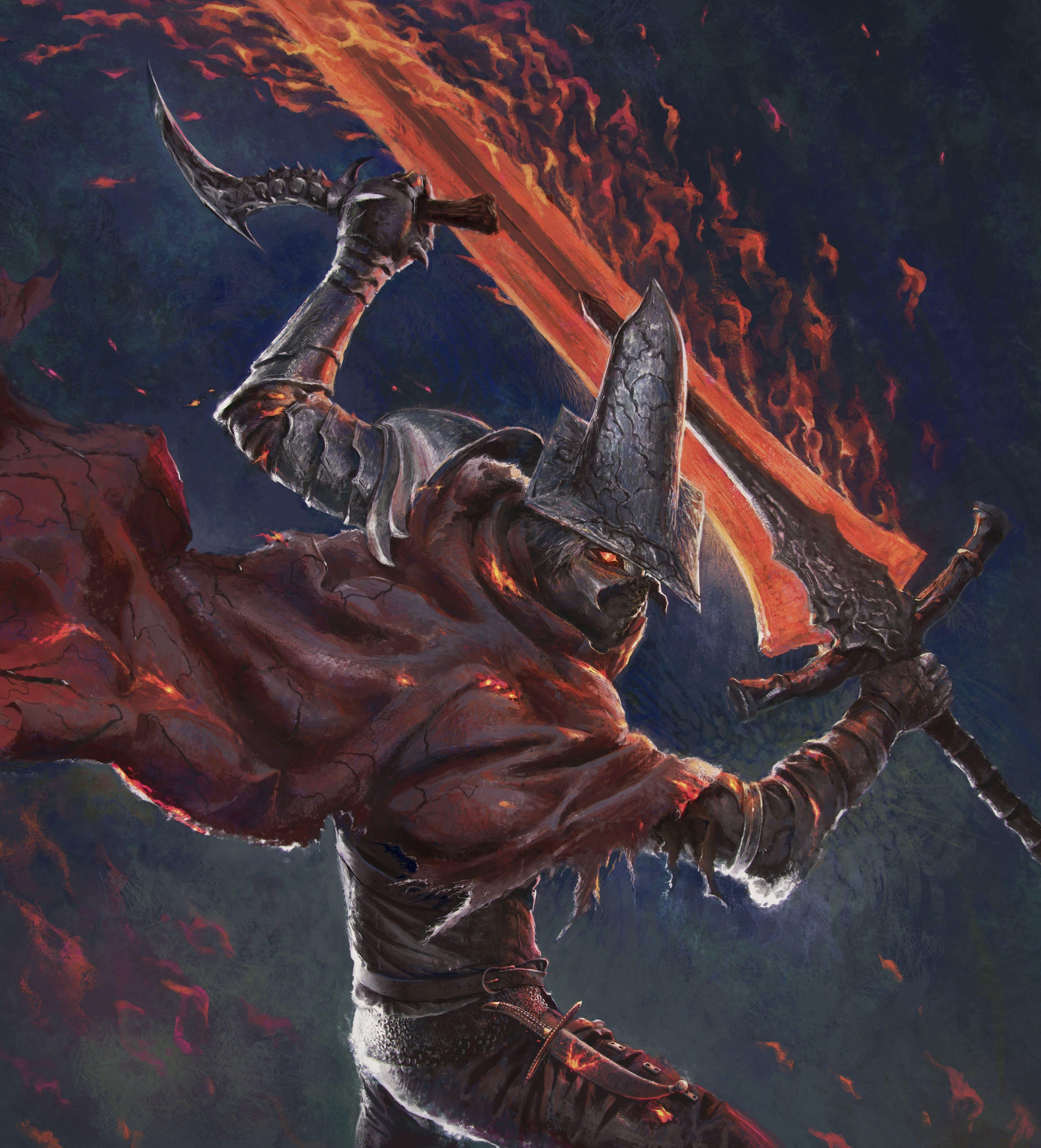 3809x4200 I drew an Abyss Watcher from Dark Souls 3!. Dark souls, Dark souls wallpaper, Dark souls art