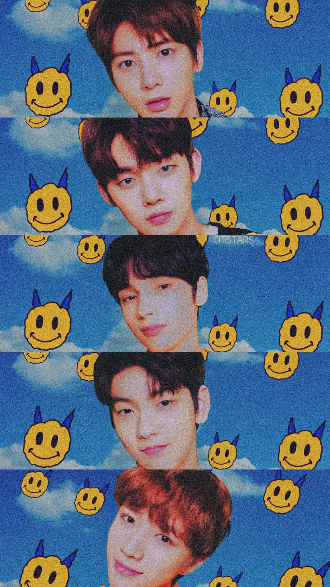 1152x2048 ً MV OT5 WALLPAPER VER. #TXTisHERE #TXT데뷔