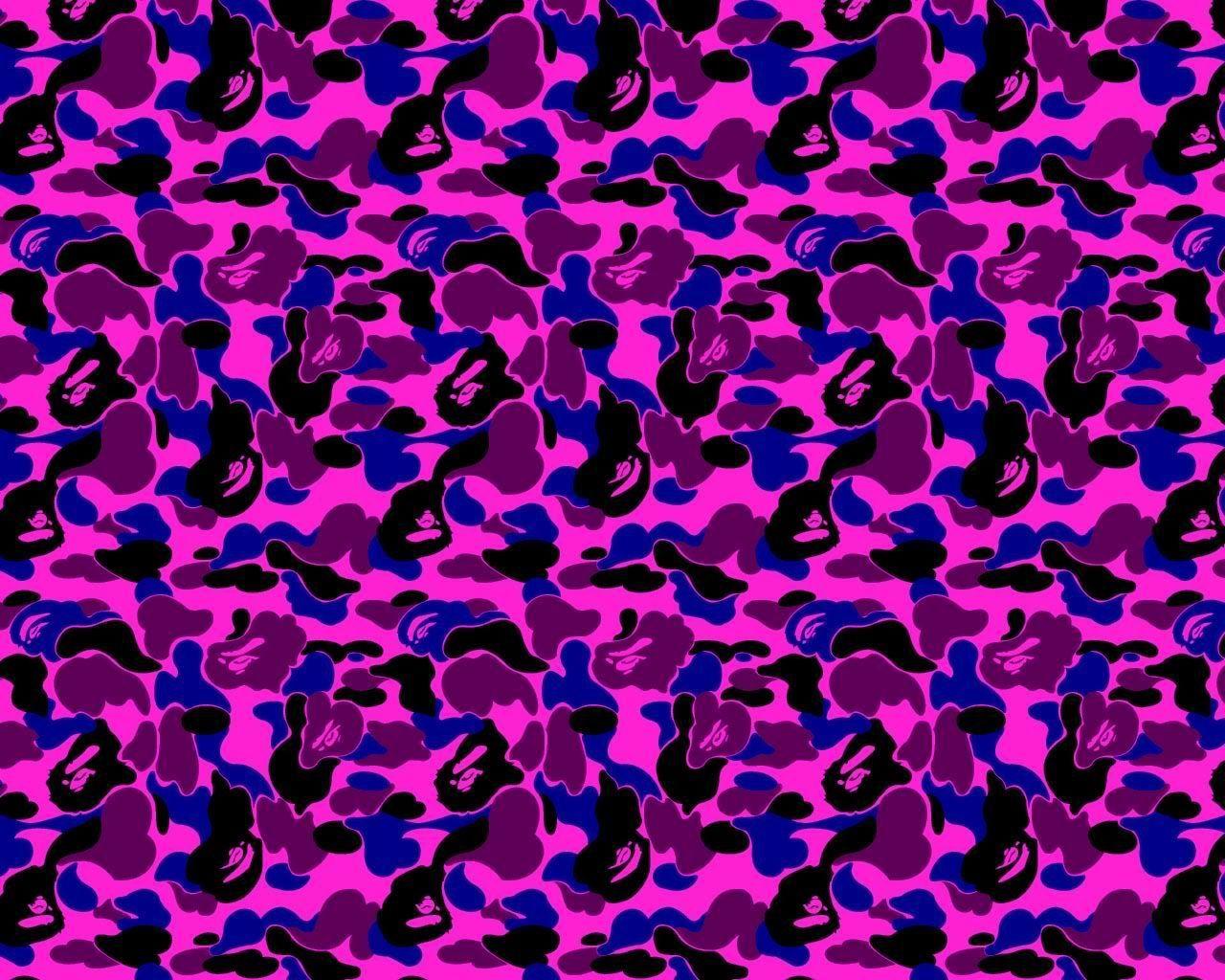 Pink Camo Bape wallpaper by RedSylvester84  Download on ZEDGE  6d78