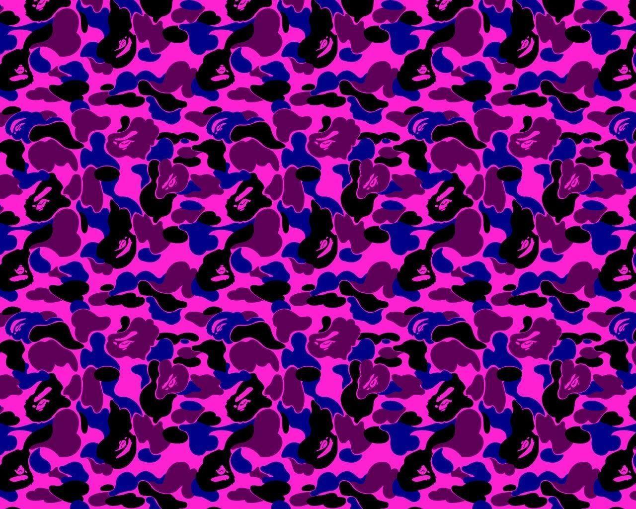 a bathing ape camo wallpaper