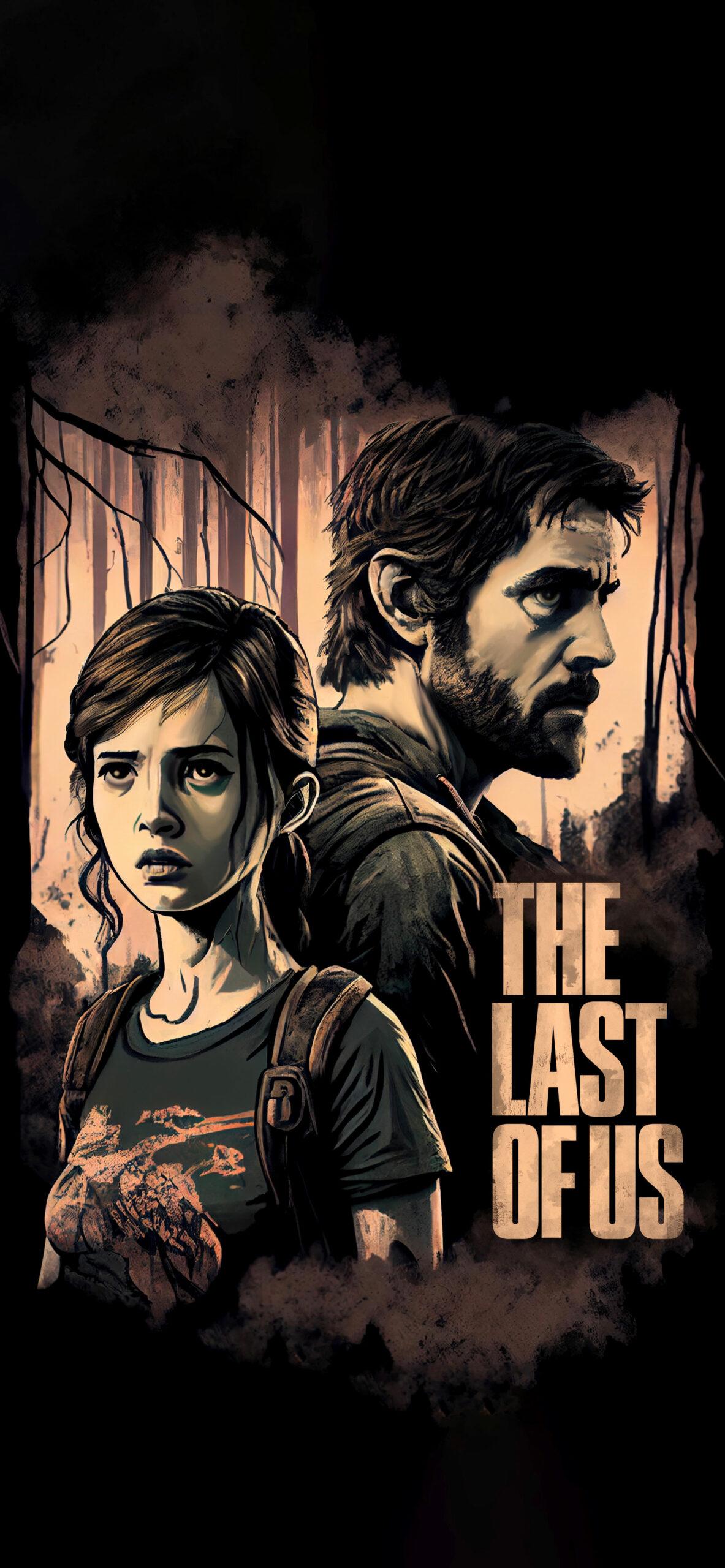 1183x2560 The Last of Us Joel & Ellie Wallpaper