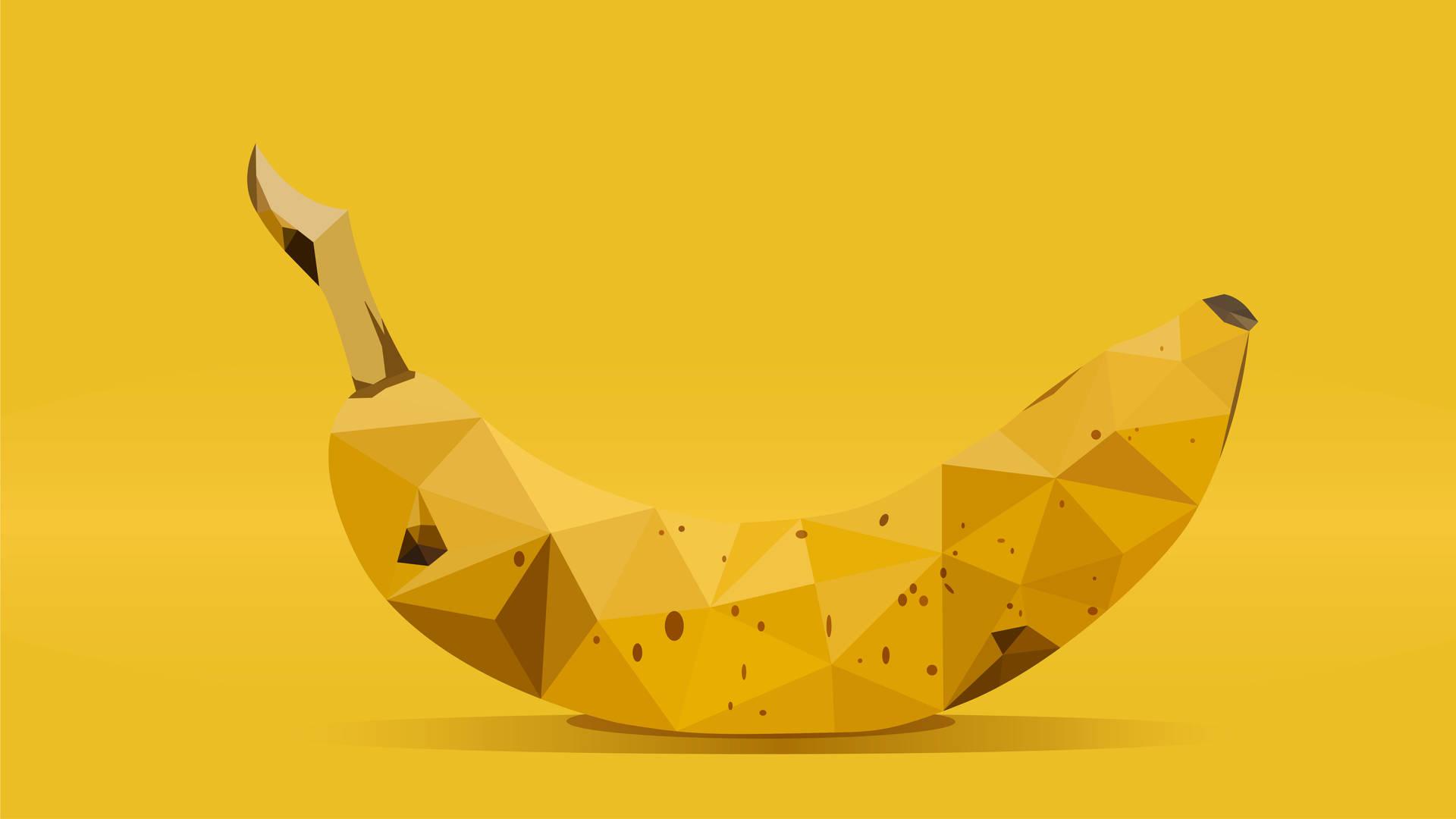 1920x1080 Download Geometric Banana Art Wallpaper