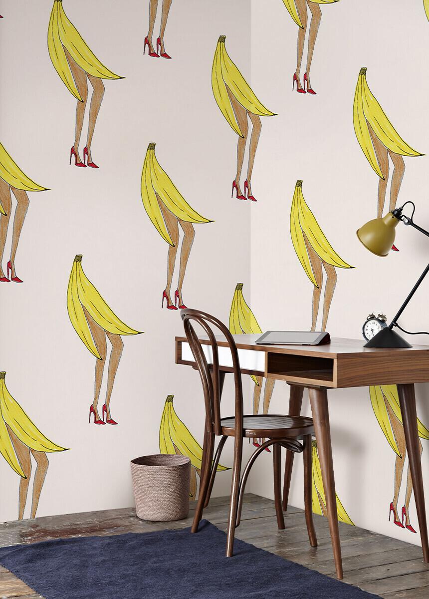 860x1200 Banana Legs' Wallpaper Mural