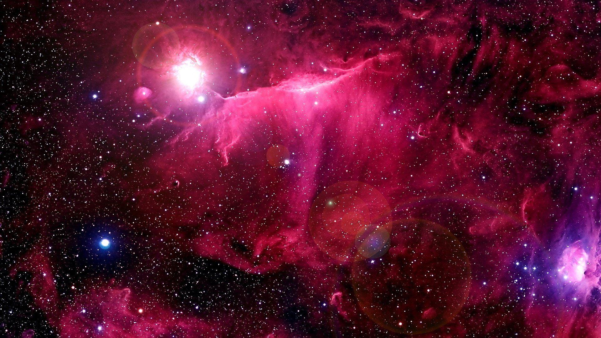 Red Space Wallpaper Hd For Mobile