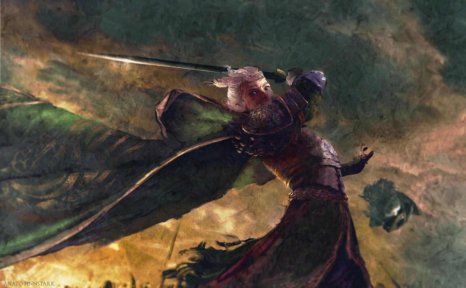 1618x1000 Wallpaper / Éowyn, artwork, The Lord of the Rings, 720P, Anato Finnstark, fantasy art free download