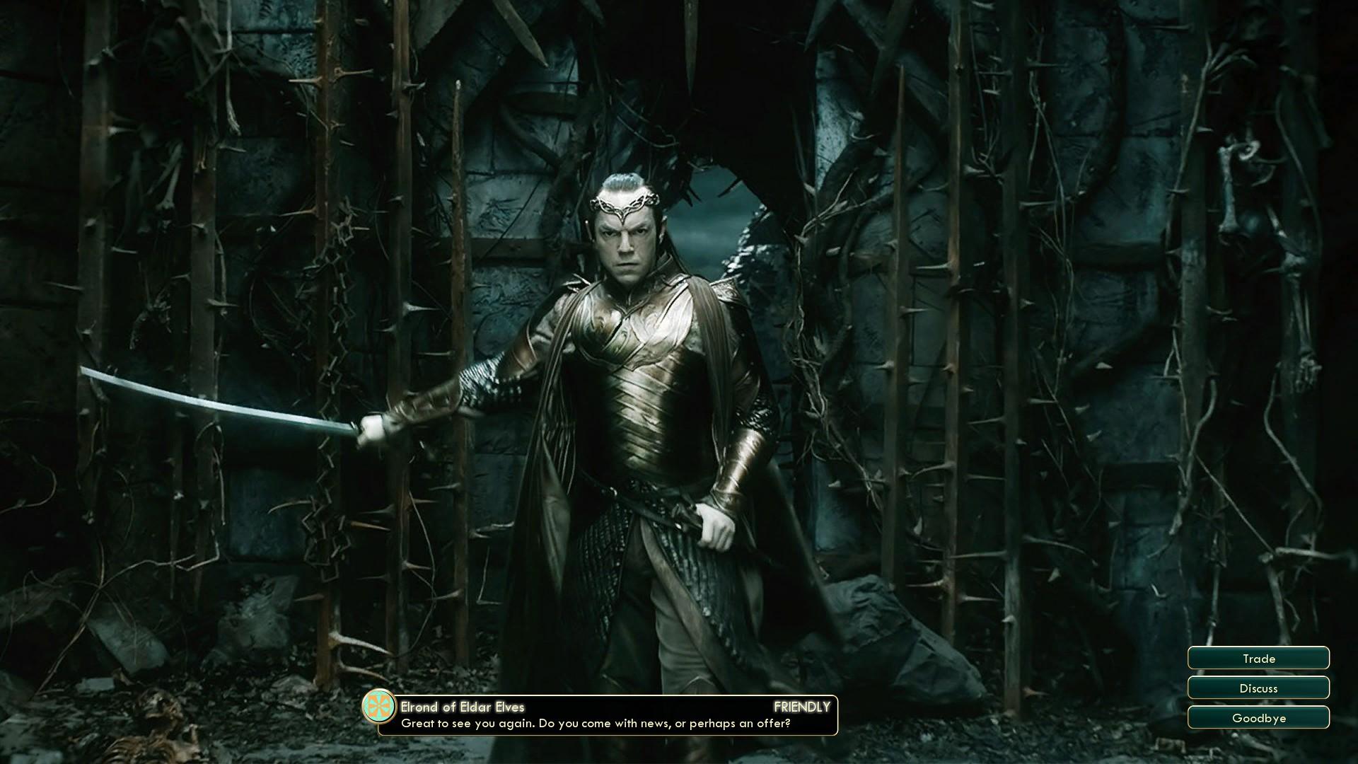 1920x1080 Lord Elrond image Last Battle of Middle Earth mod for Civilization V