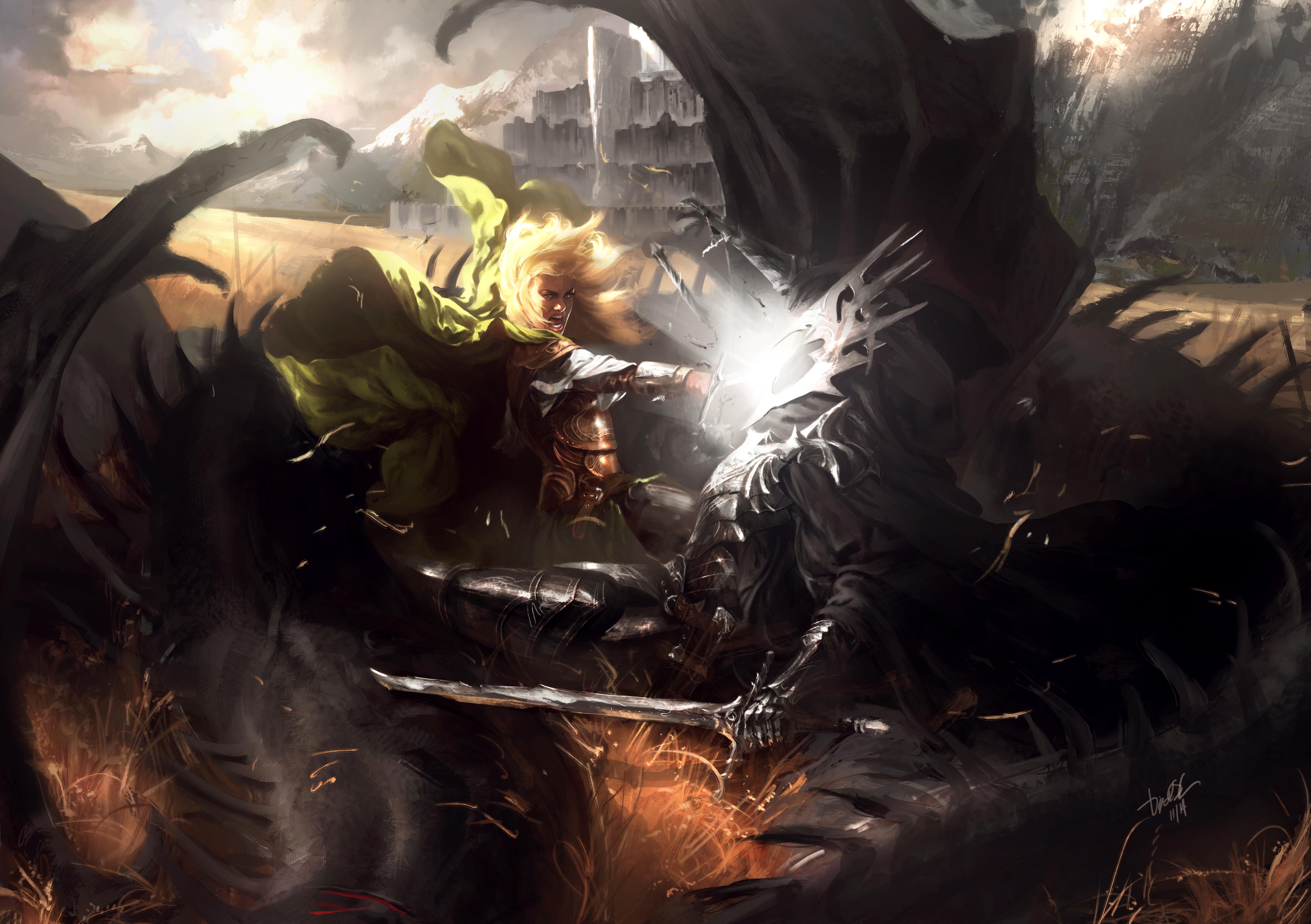 5000x3524 4K Éowyn (LOTR) Wallpaper and Background Image