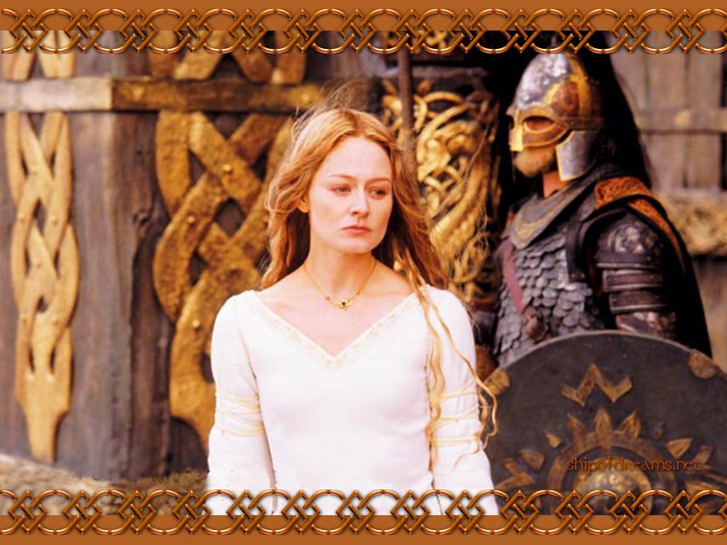 1024x768 Eowyn wallpaper image Tirith of the Rings