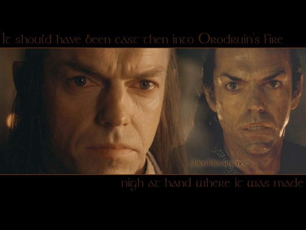 1024x768 Elrond wallpaper image Tirith of the Rings