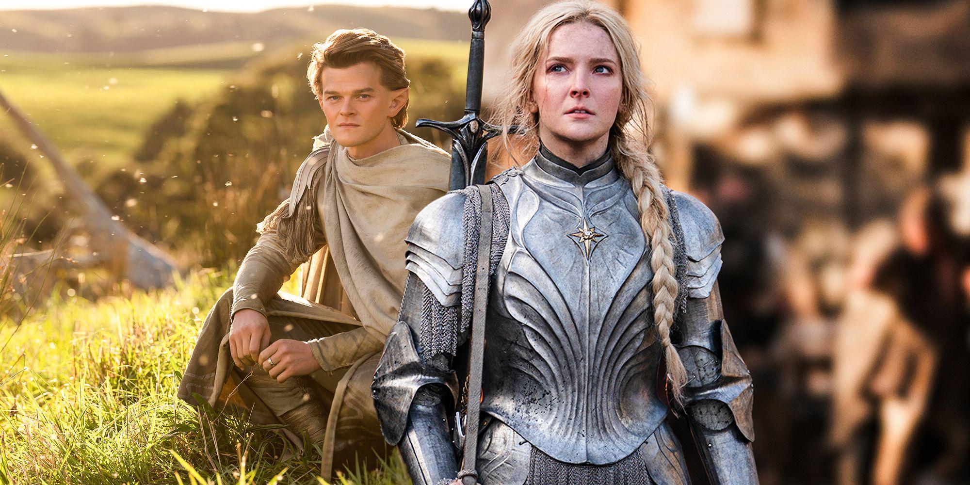 2000x1000 LOTR: The Rings of Power First Image Reveal Young Galadriel & Elrond