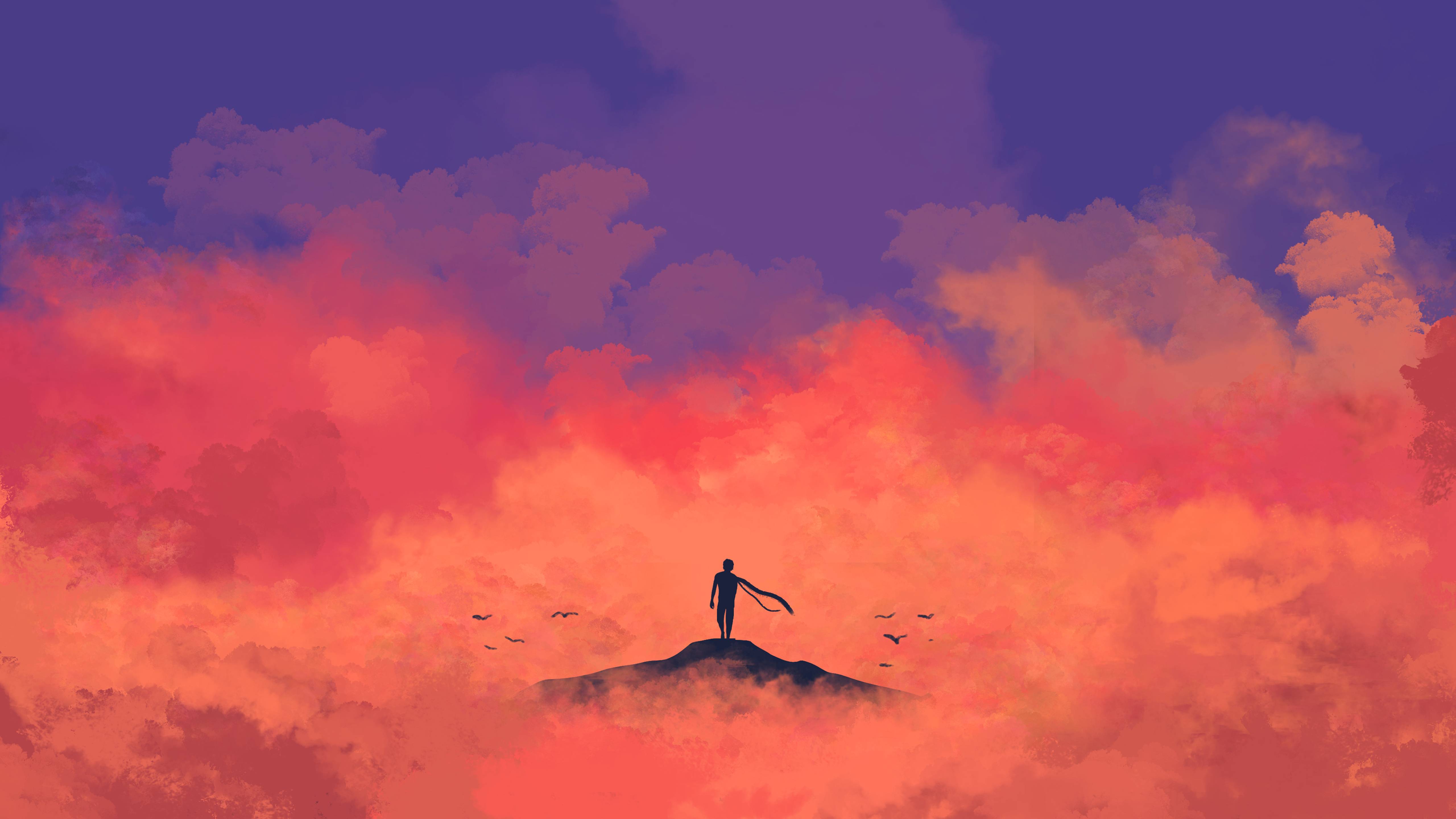 5120x2880 Anime Minimalism 5K Wallpaper, HD Minimalist 4K Wallpaper, Image, Photo and Background