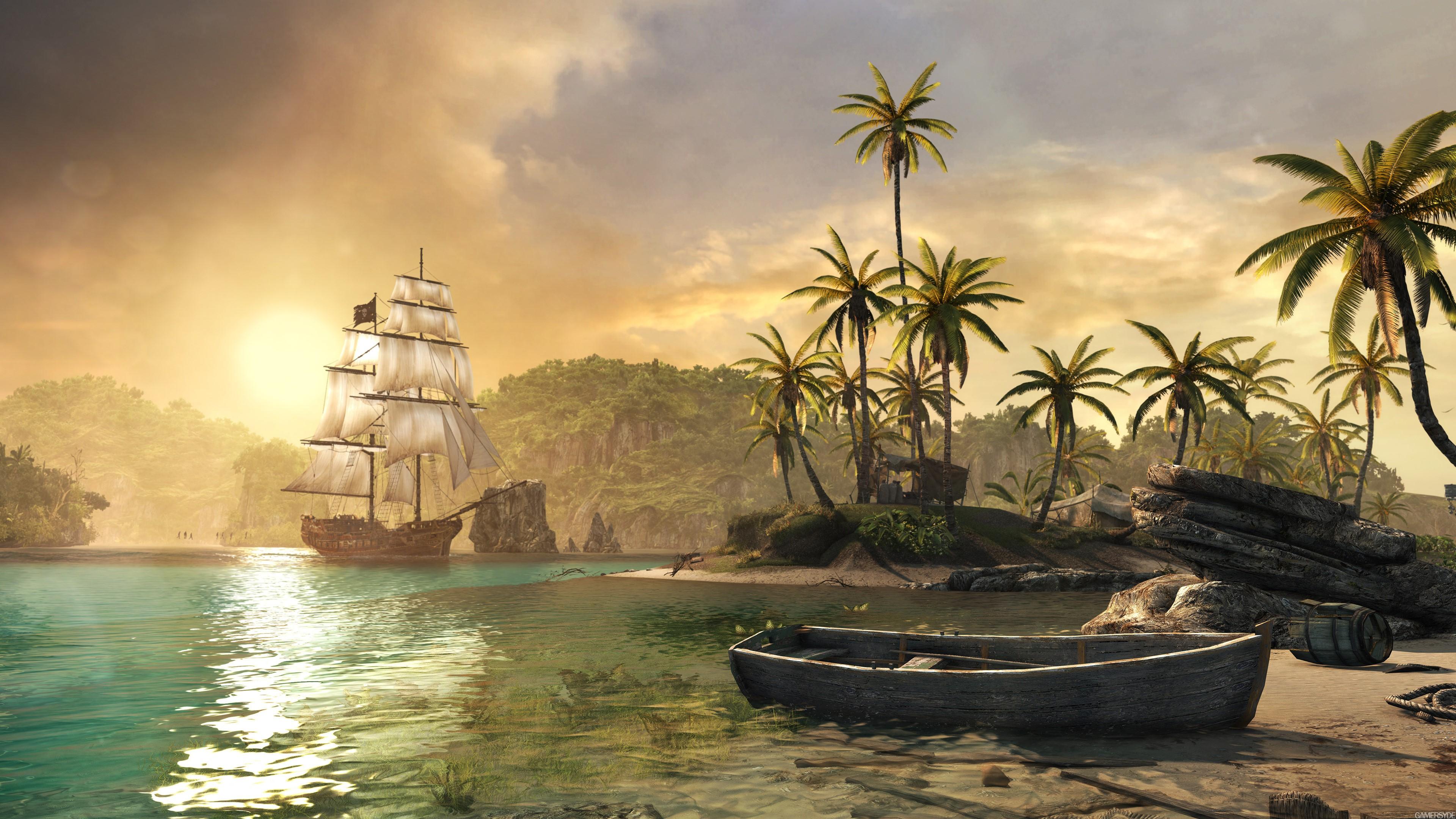 3840x2160 Assassins Creed 4 Black Flag 1080P, 2k, 4k HD wallpaper, background free download