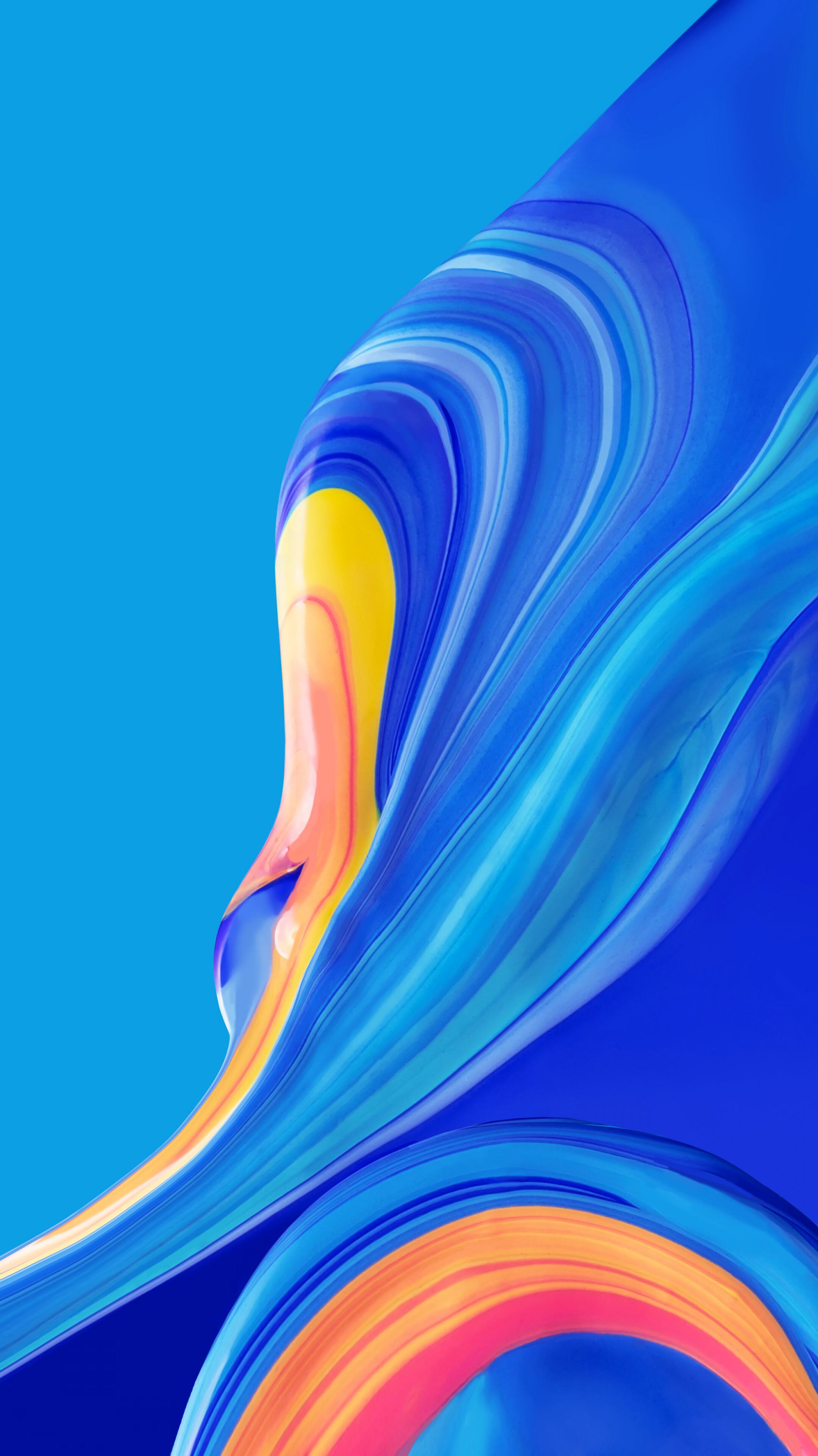 2160x3840 Abstract, Blue, Wave, Digital Art, 4k Gallery HD Wallpaper