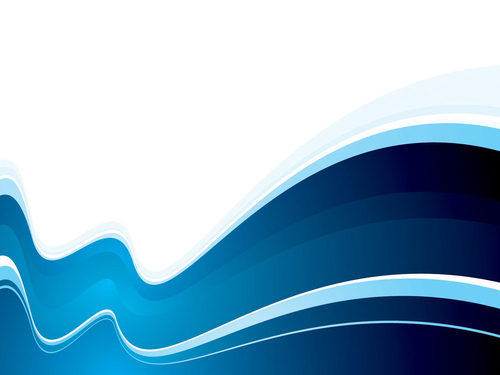 1600x1200 Blue Abstract Waves Powerpoint Templates, Blue PPT Background and Templates