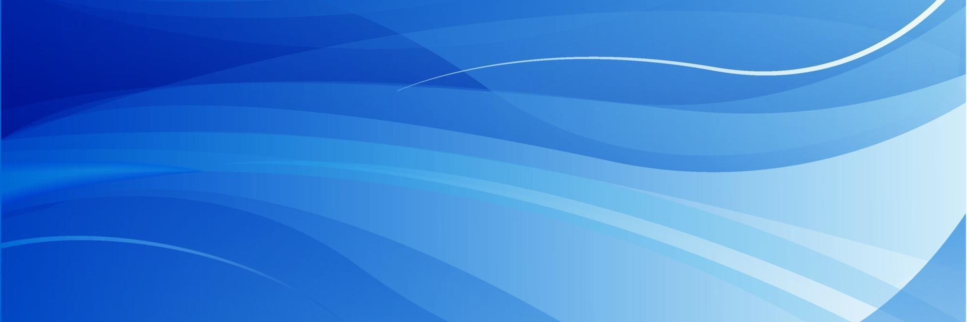 1920x640 Abstract Blue Wave Background