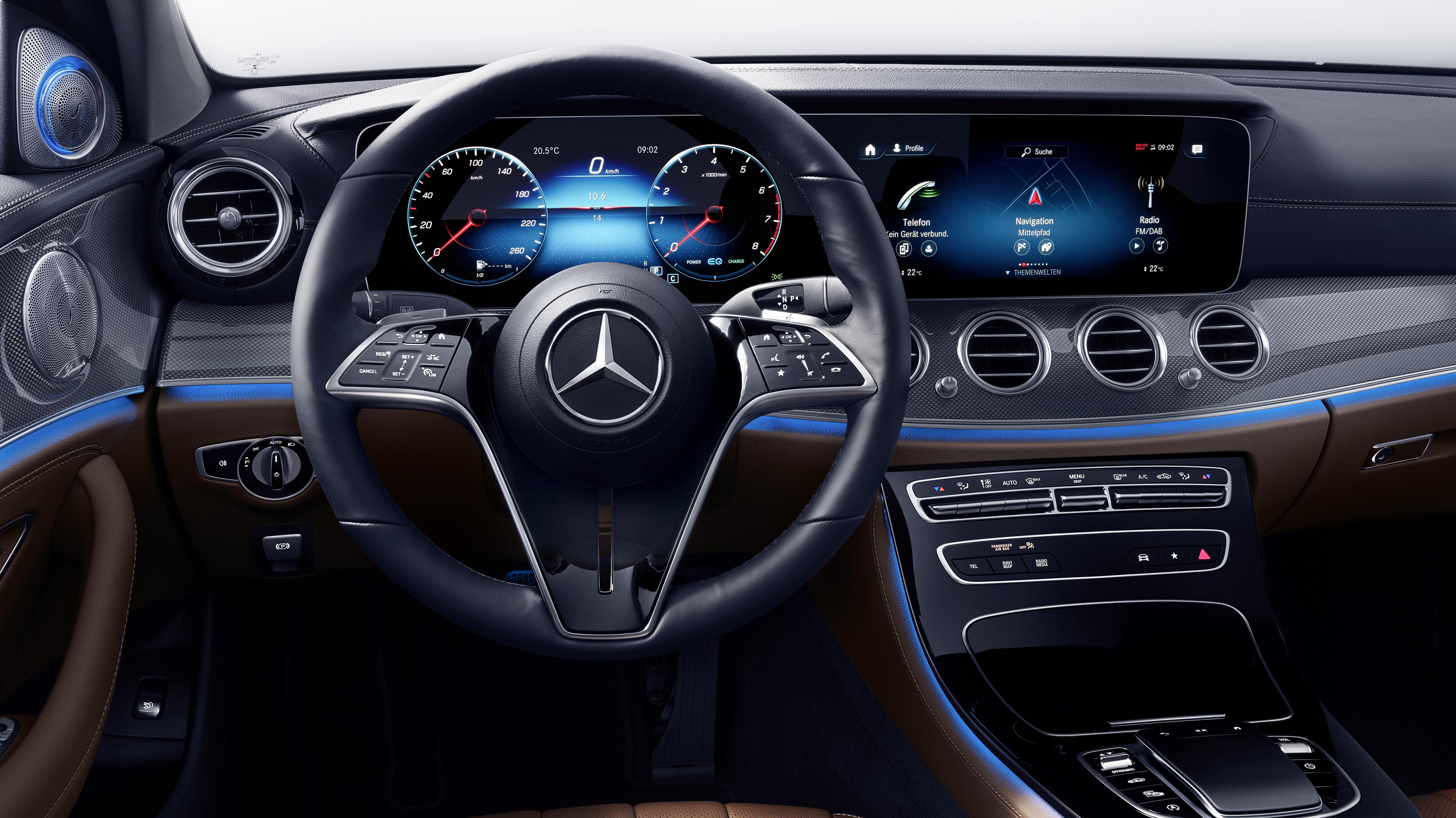 5120x2880 Mercedes Benz E Klasse Exclusive Line Worldwide 2020 5K Interior Wallpaper Car Wallpaper
