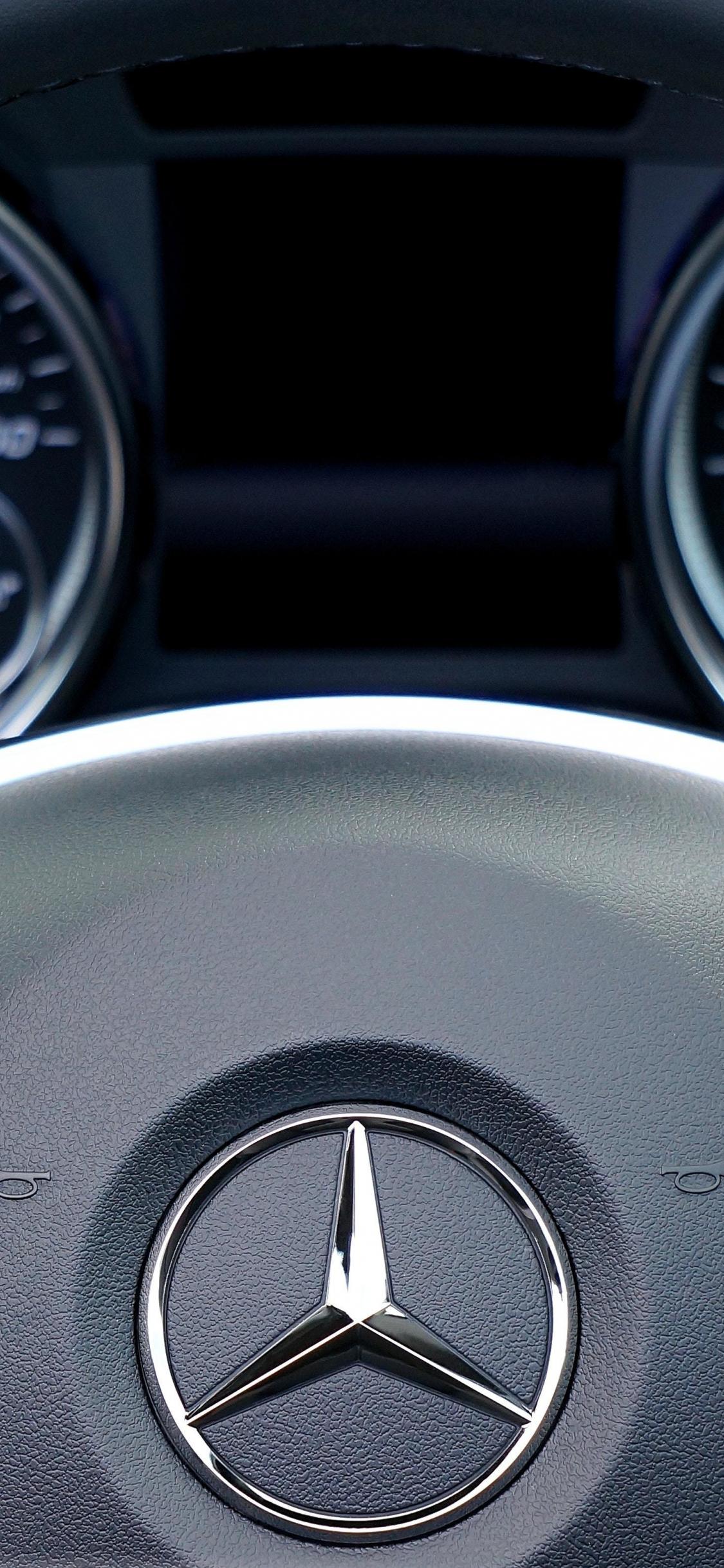 1125x2436 Download Wallpaper 1125x2436 Mercedes Benz, Interior, Steering, Iphone X, 1125x2436 HD Background, 25261