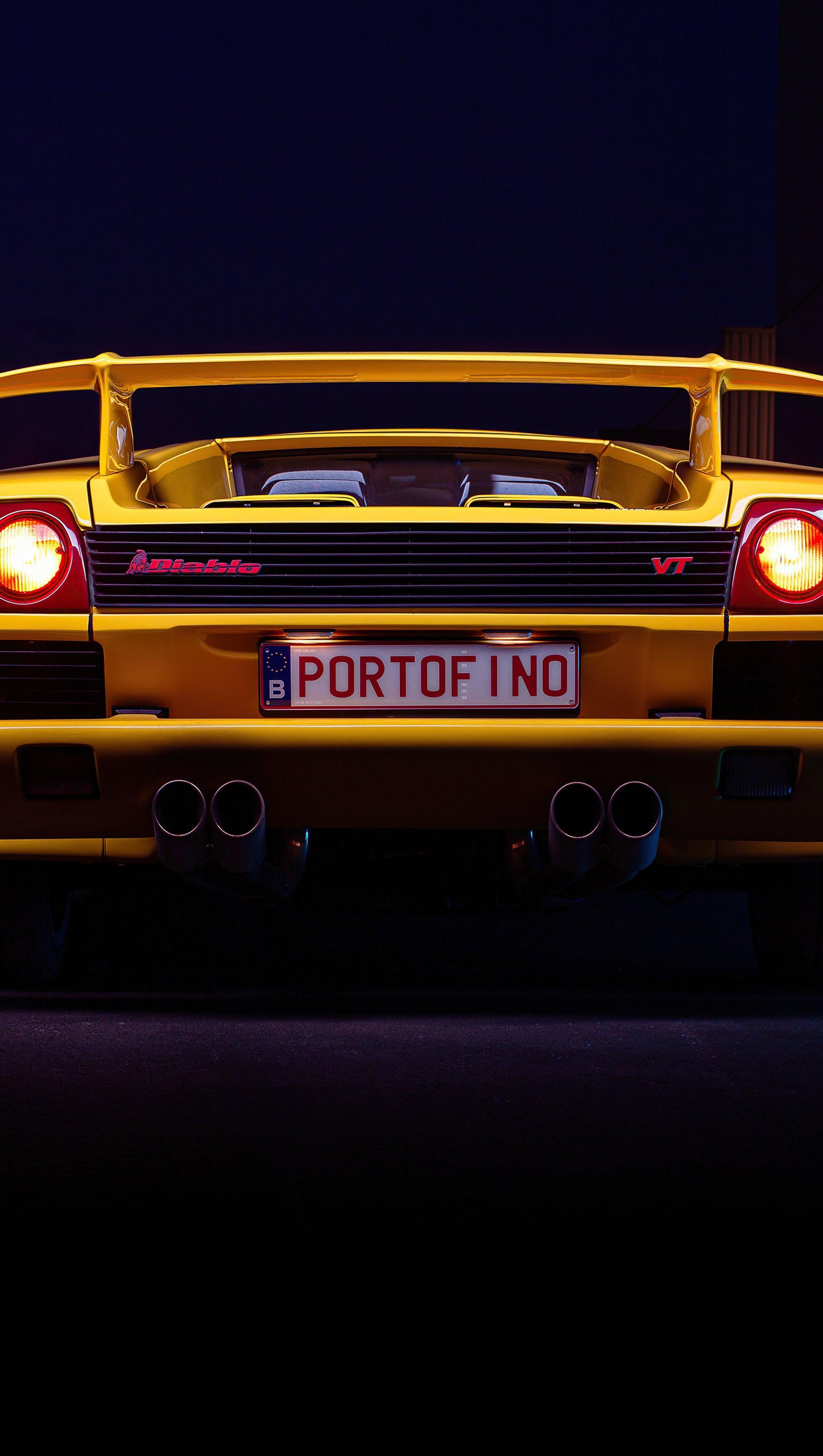1930x3413 Lamborghini Diablo rear Wallpaper 5k Ultra HD