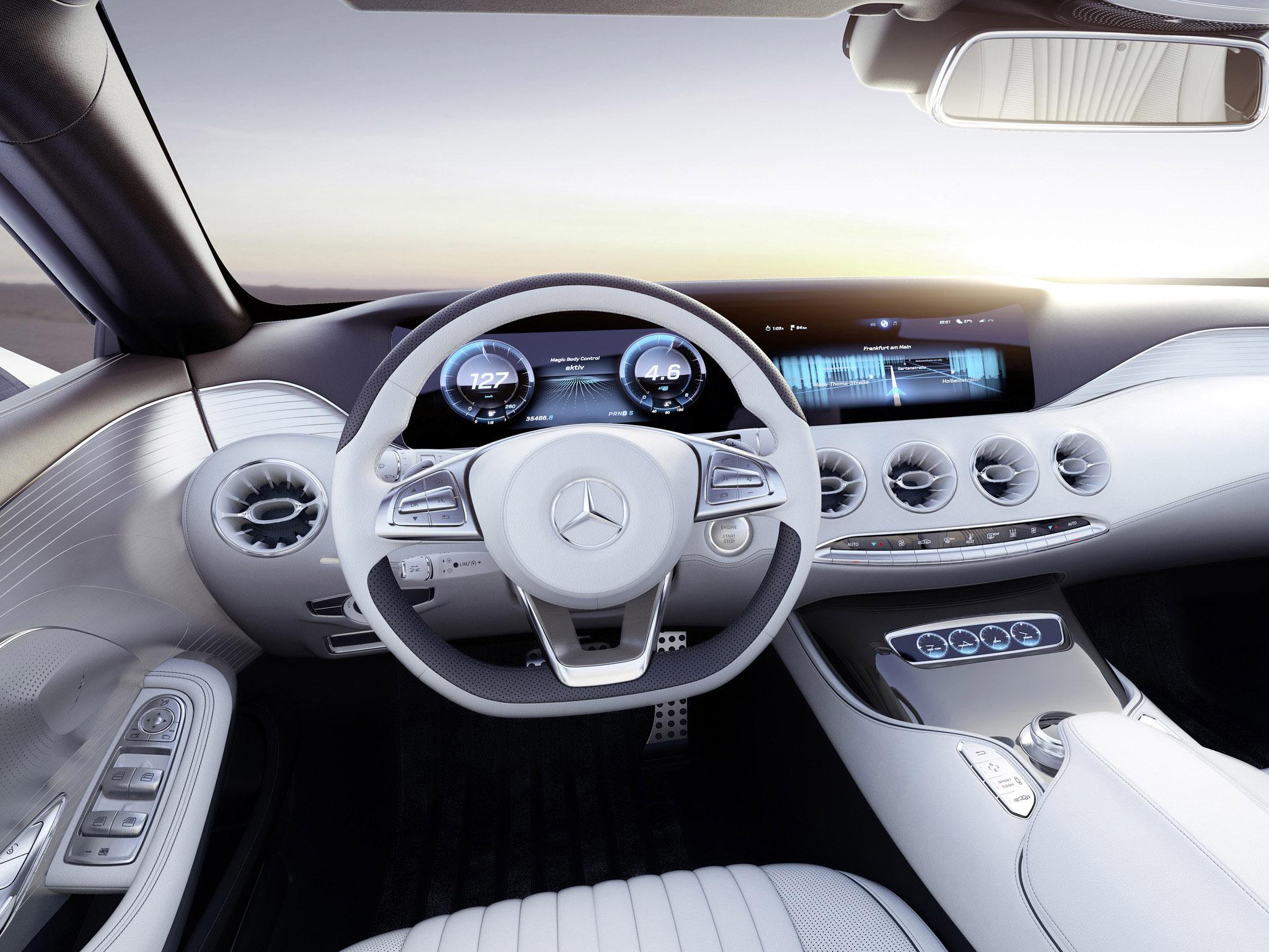 2048x1536 Mercedes, Benz, S class, Coupe, Concept, Interior Wallpaper HD / Desktop and Mobile Background