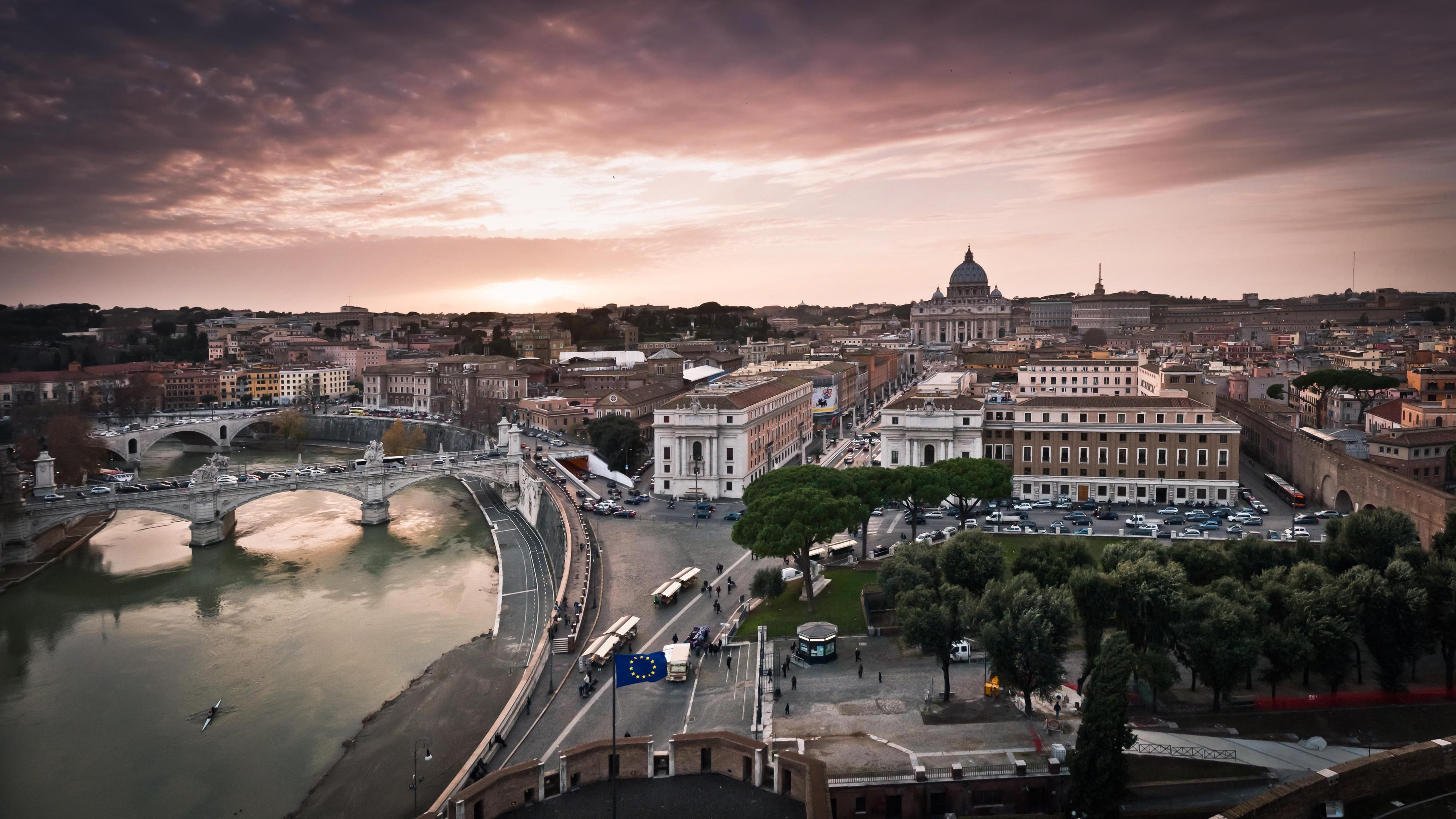 4000x2250 4K Rome Wallpaper and Background Image