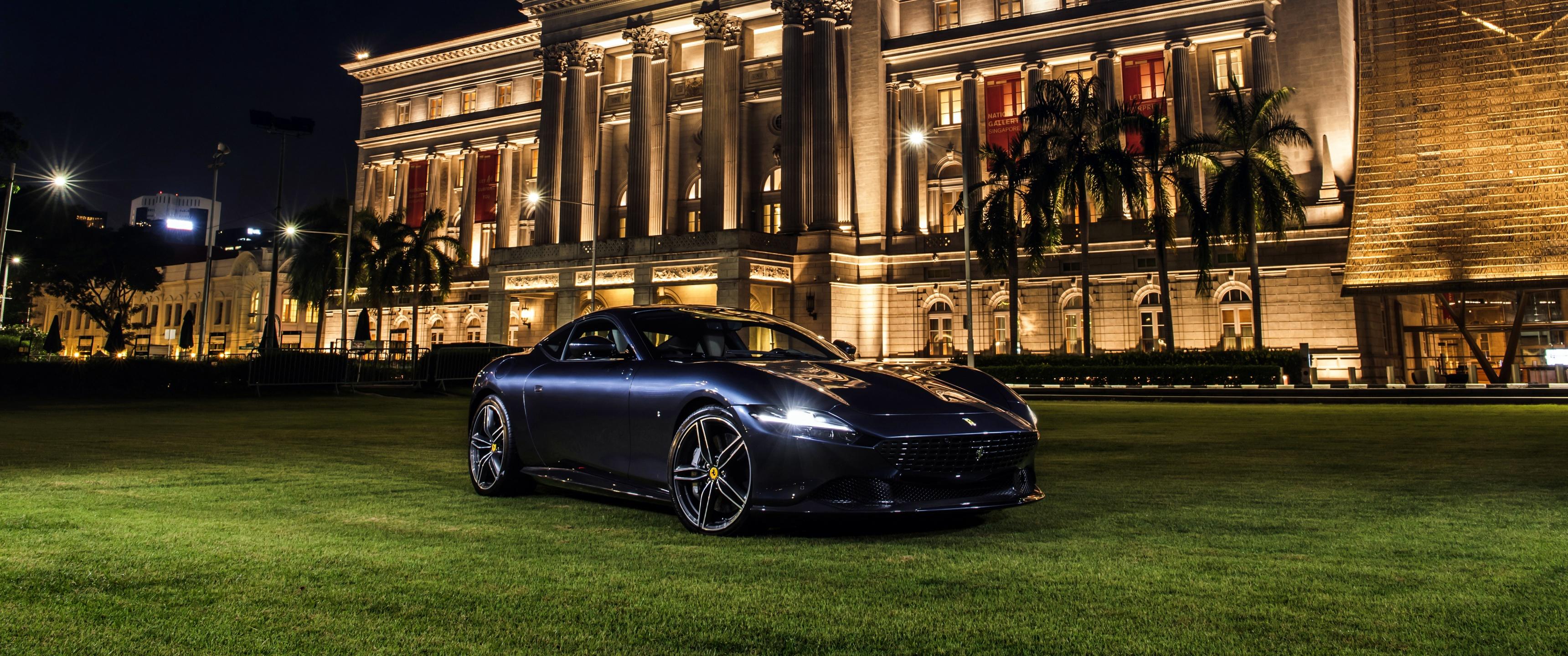 3440x1440 Ferrari Roma Wallpaper 4K, 5K, Cars