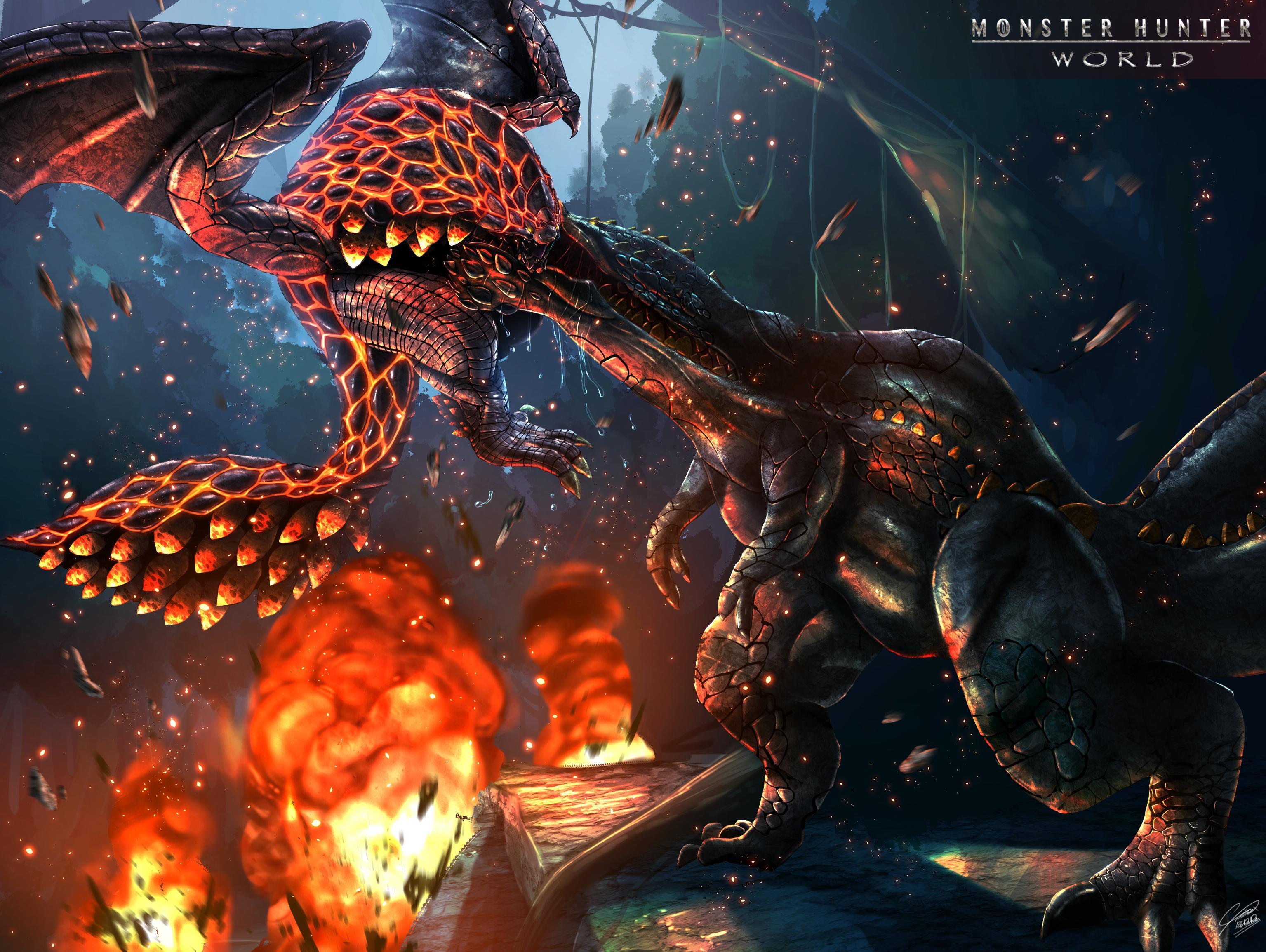 3070x2309 Monster Hunter World Deviljho Wallpaper