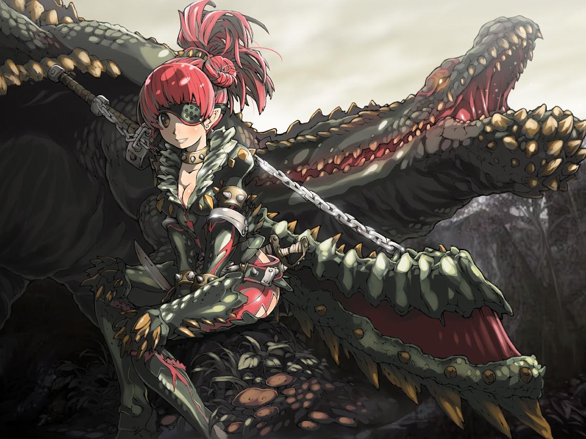 1200x900 monster hunter, deviljho, and deviljho (monster hunter and 1 more) drawn by haku_(sabosoda)