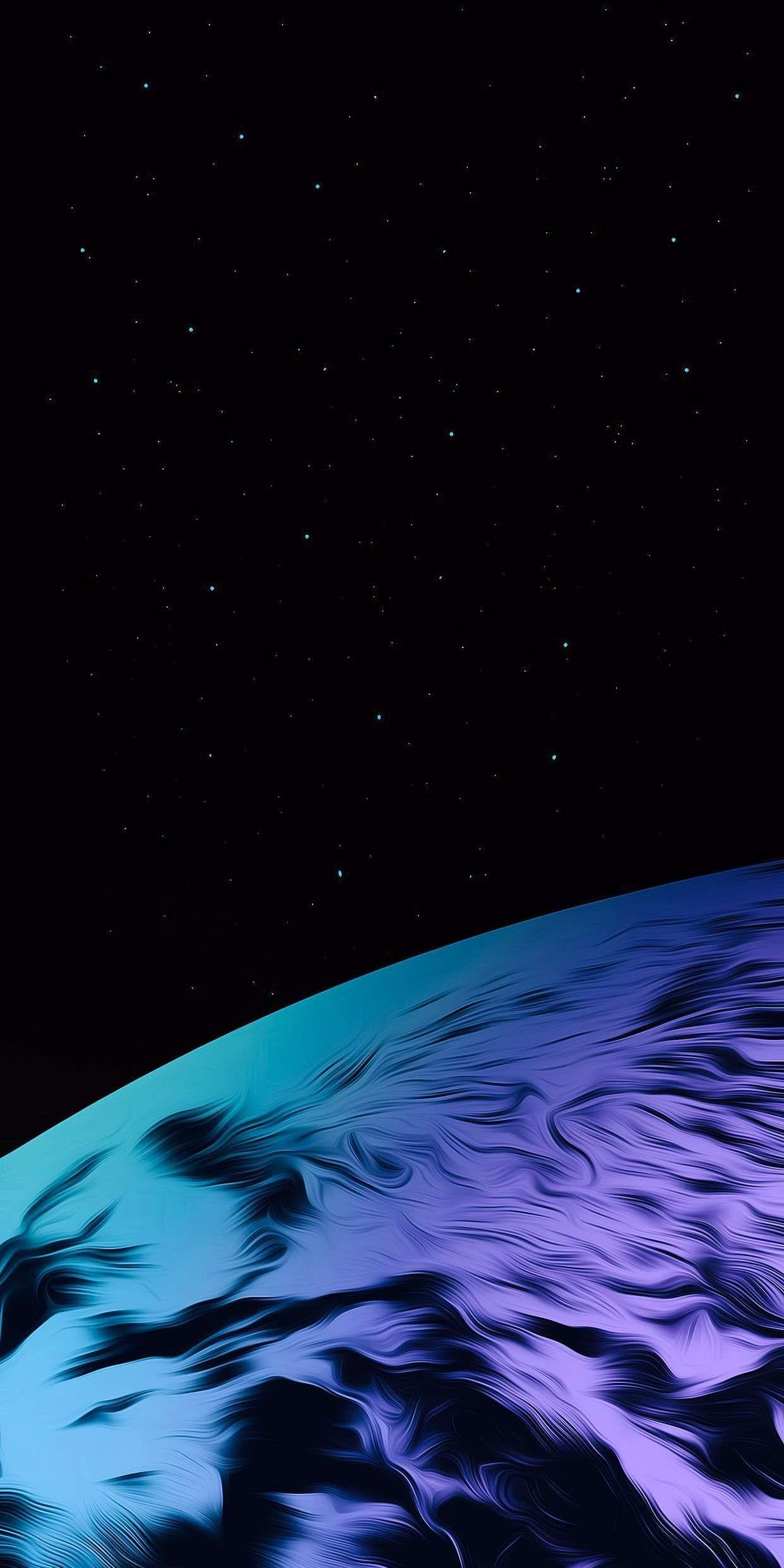 1242x2483 Blue Moon iPhone Wallpaper