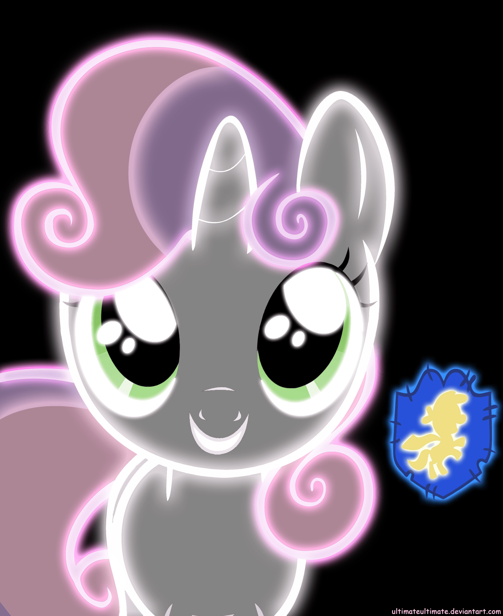 1600x1960 Neon Sweetie Belle. My little pony wallpaper, Mlp my little pony, Little pony