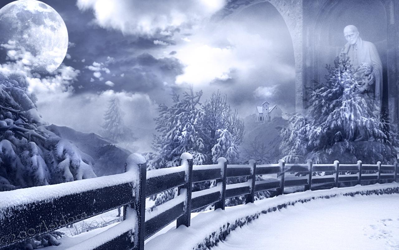 1280x804 Mists of Winter wallpaper. Mists of Winter