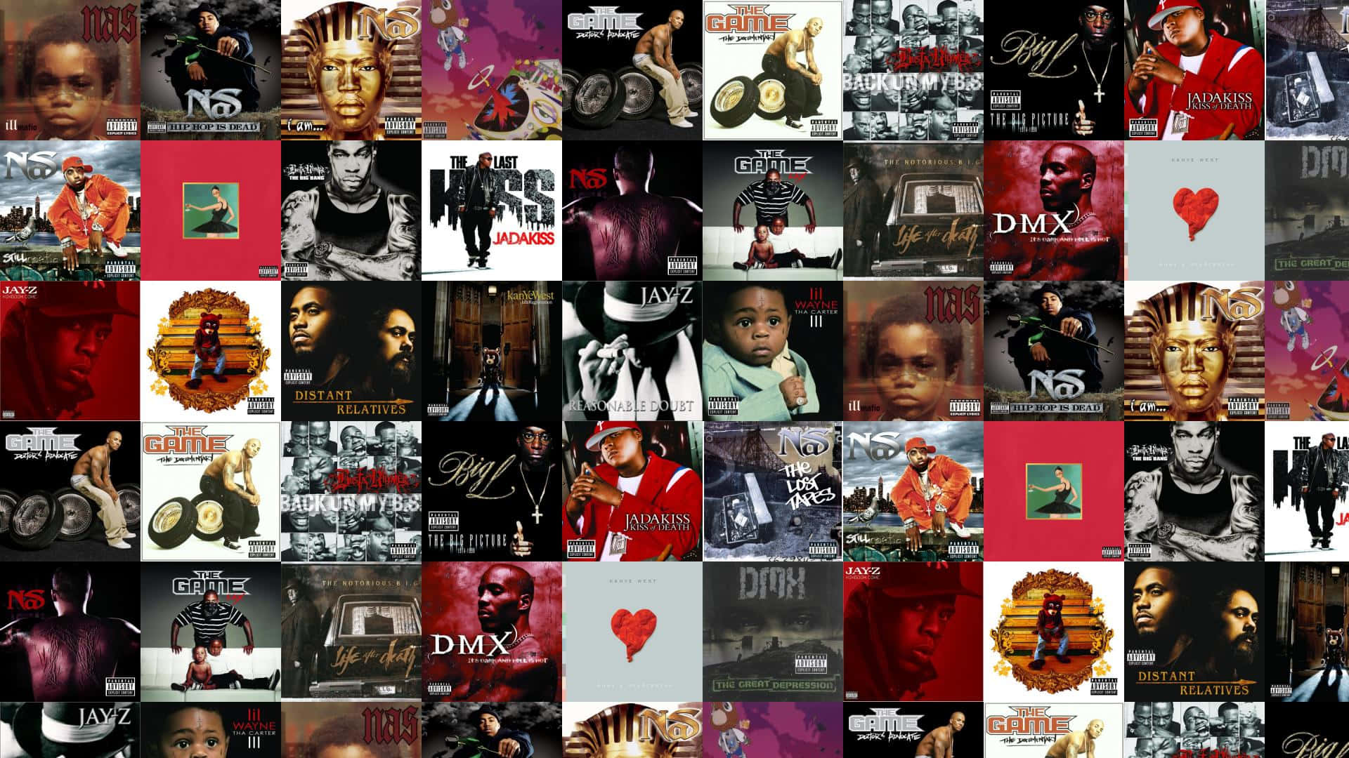 1920x1080 Download Hip Hop Album Covers Wallpaper