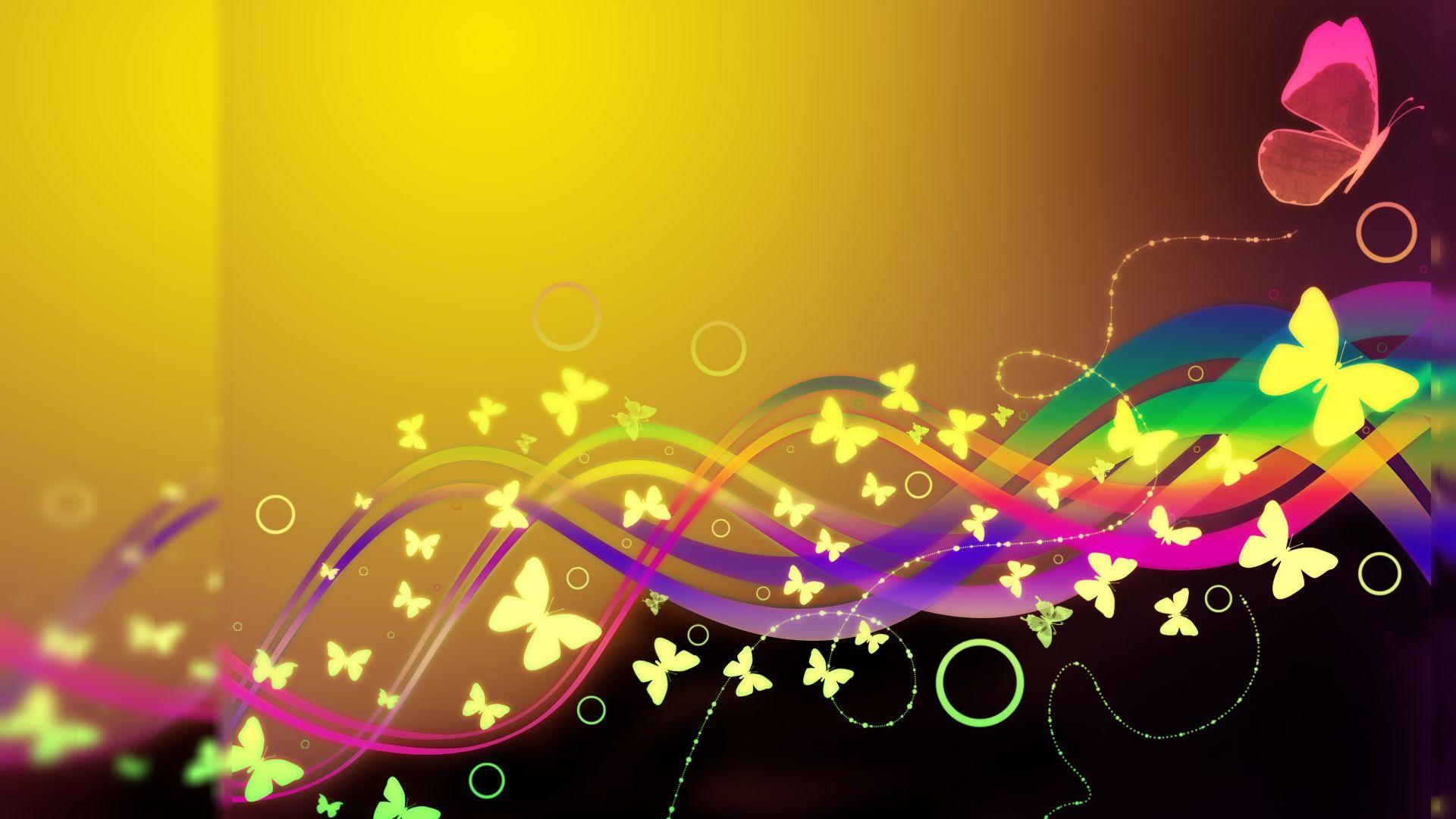 1920x1080 Butterfly Vector #Wallpaper