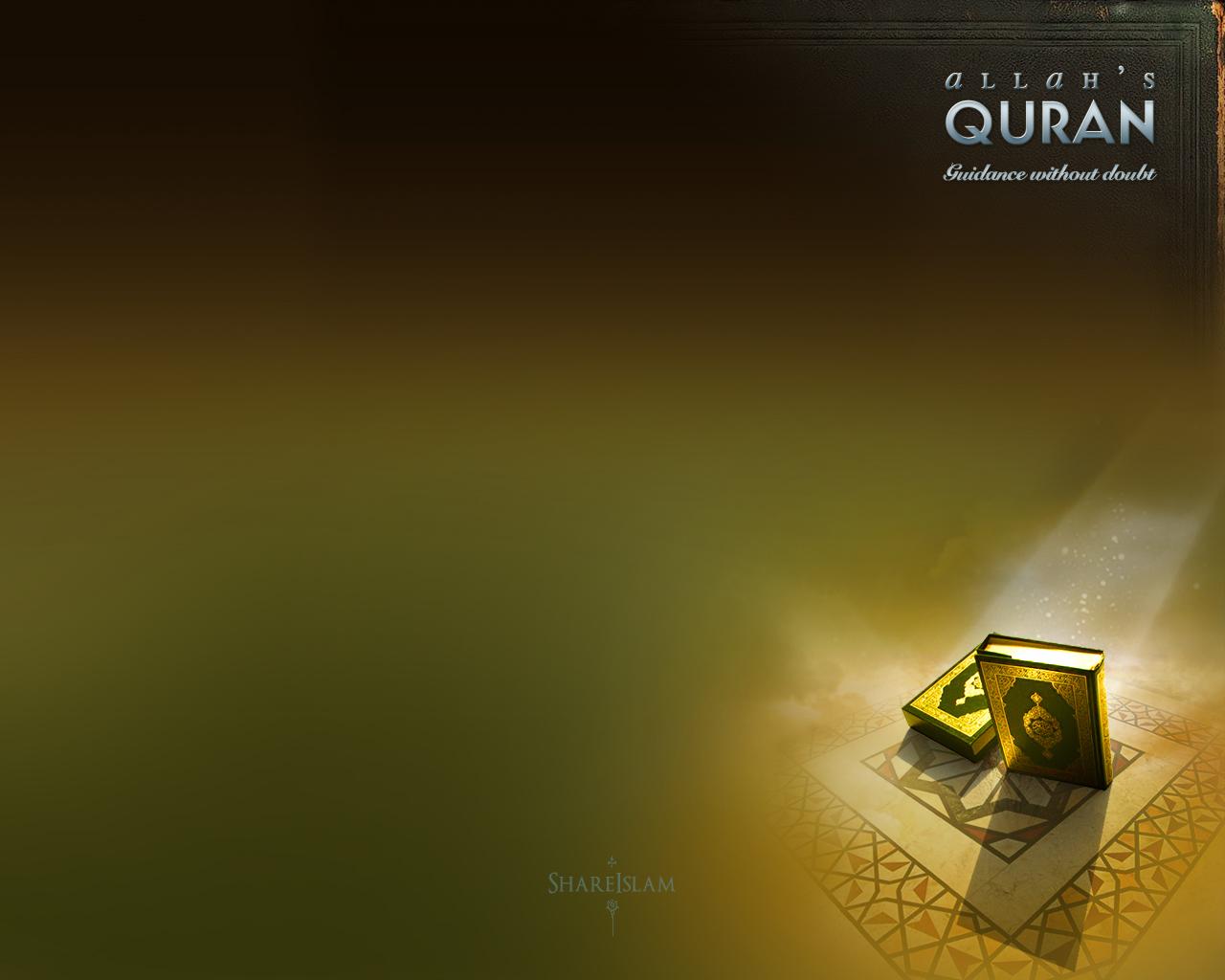 1280x1024 Allah's Quran Wallpaper 1280 x 1024