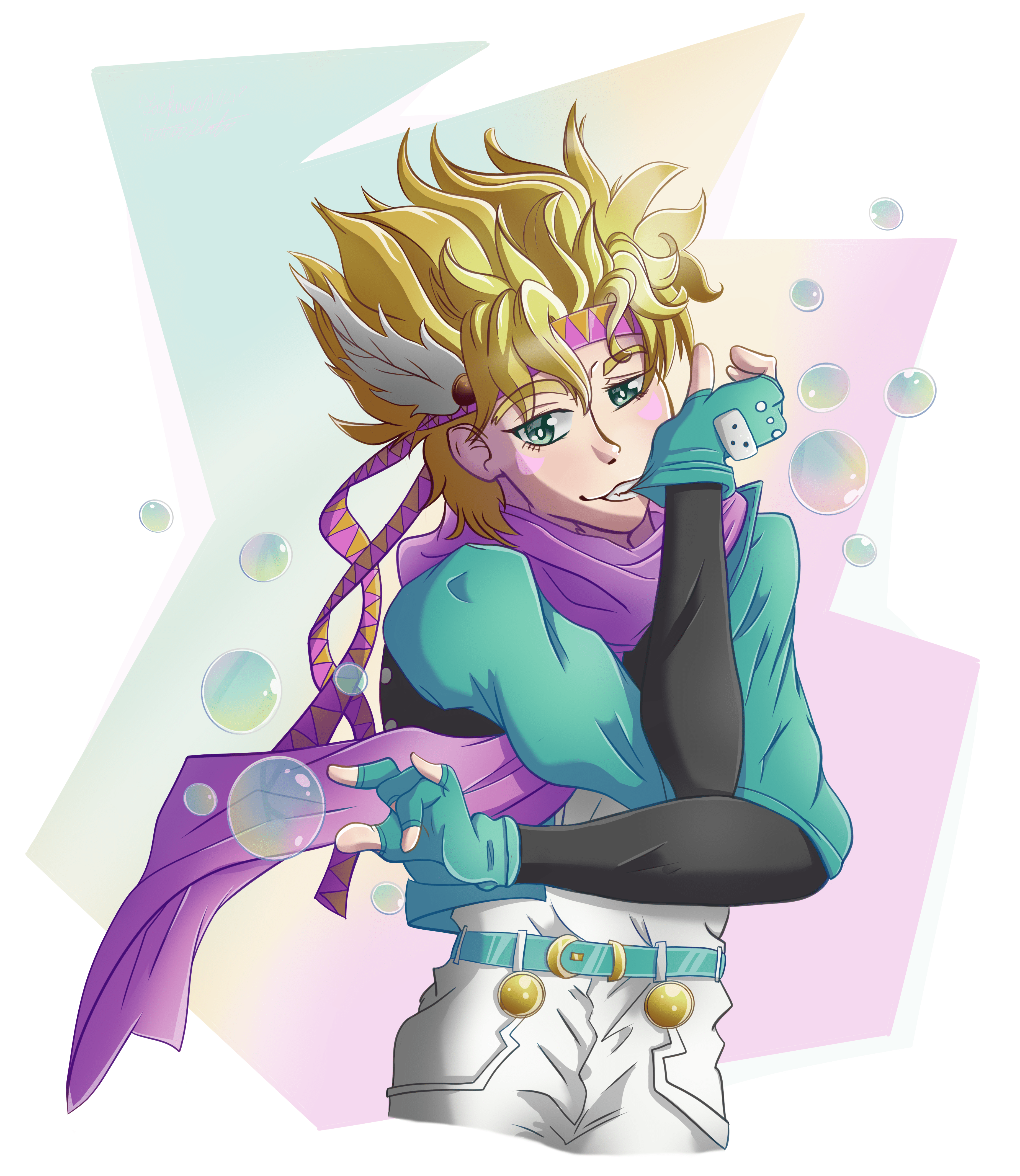 3684x4248 Caesar Anthonio Zeppeli by FaeKween on Newgrounds