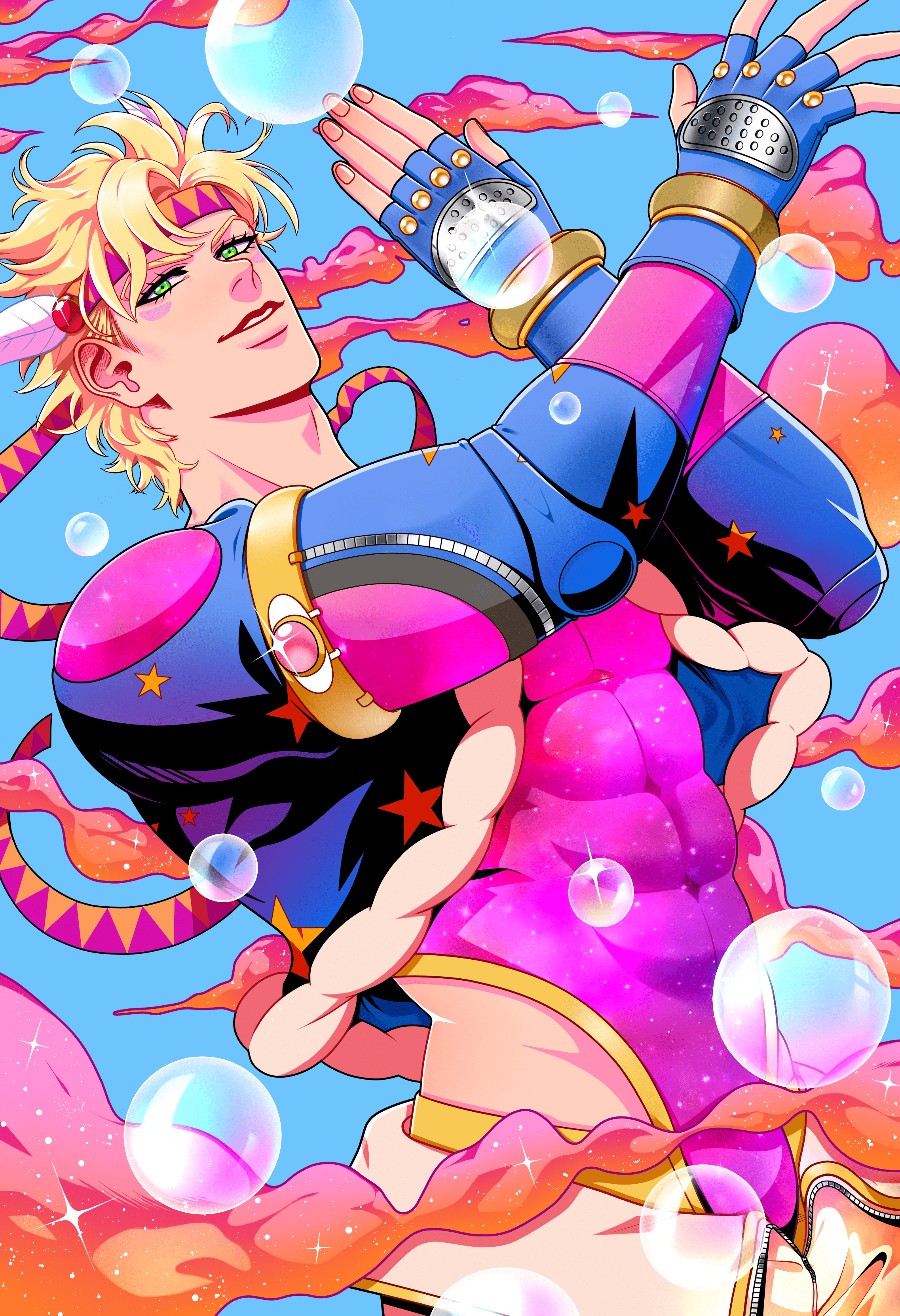 2274x3324 caesar anthonio zeppeli (jojo no kimyou na bouken and 1 more) drawn