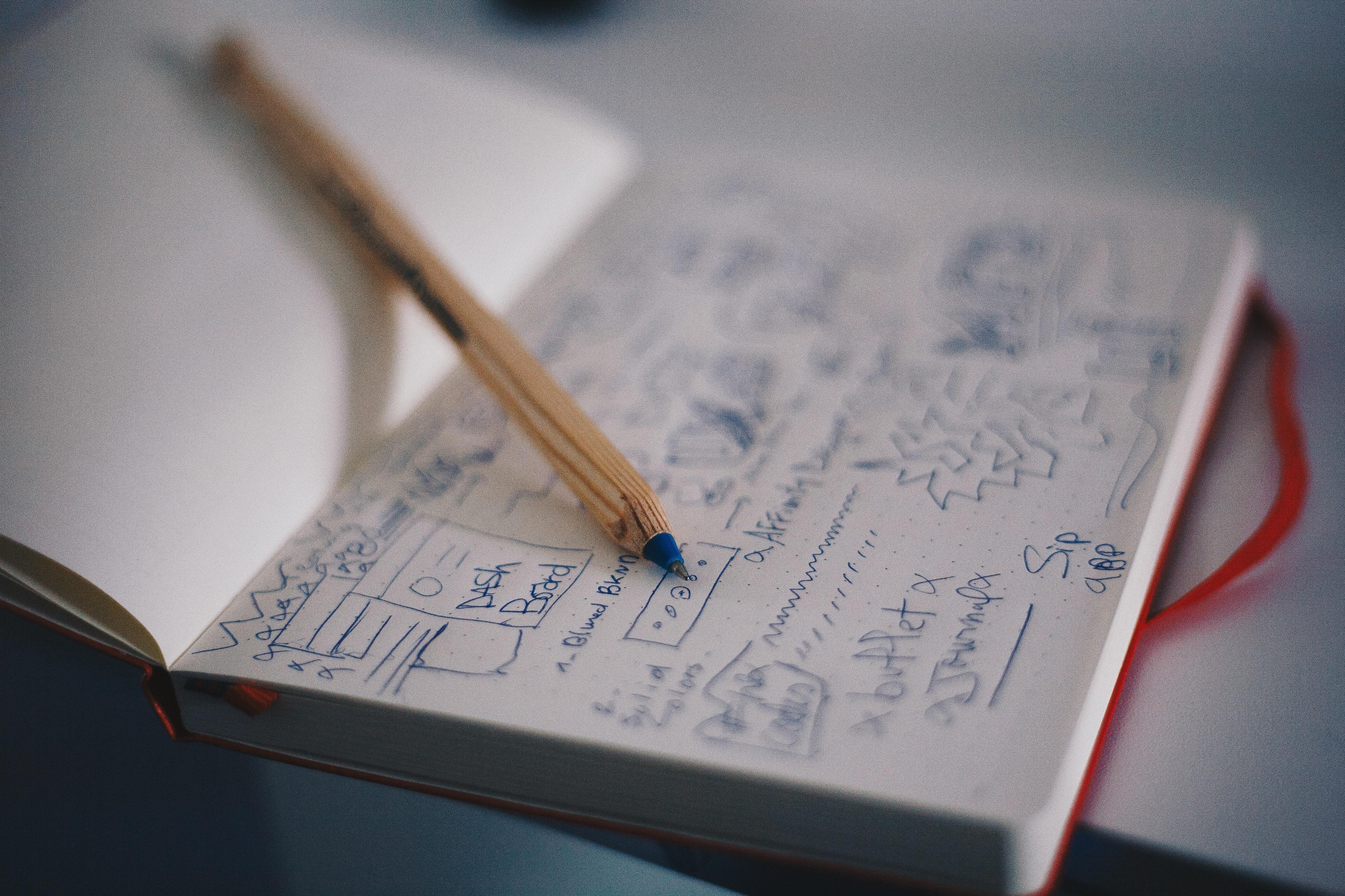 4368x2912 4368x2912 Creative Commons image, blur, notebook, workspace, desktop, io, wood, pad, draw, book, design, ui, designer, red, app, blue, plan, ux, bokeh, paper, pen Gallery HD Wallpaper