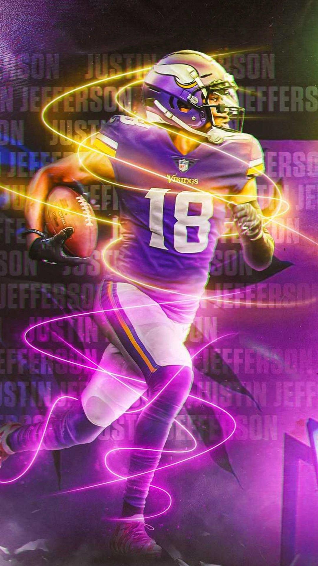 Justin Jefferson Vikings Wallpapers - Top Free Justin Jefferson Vikings