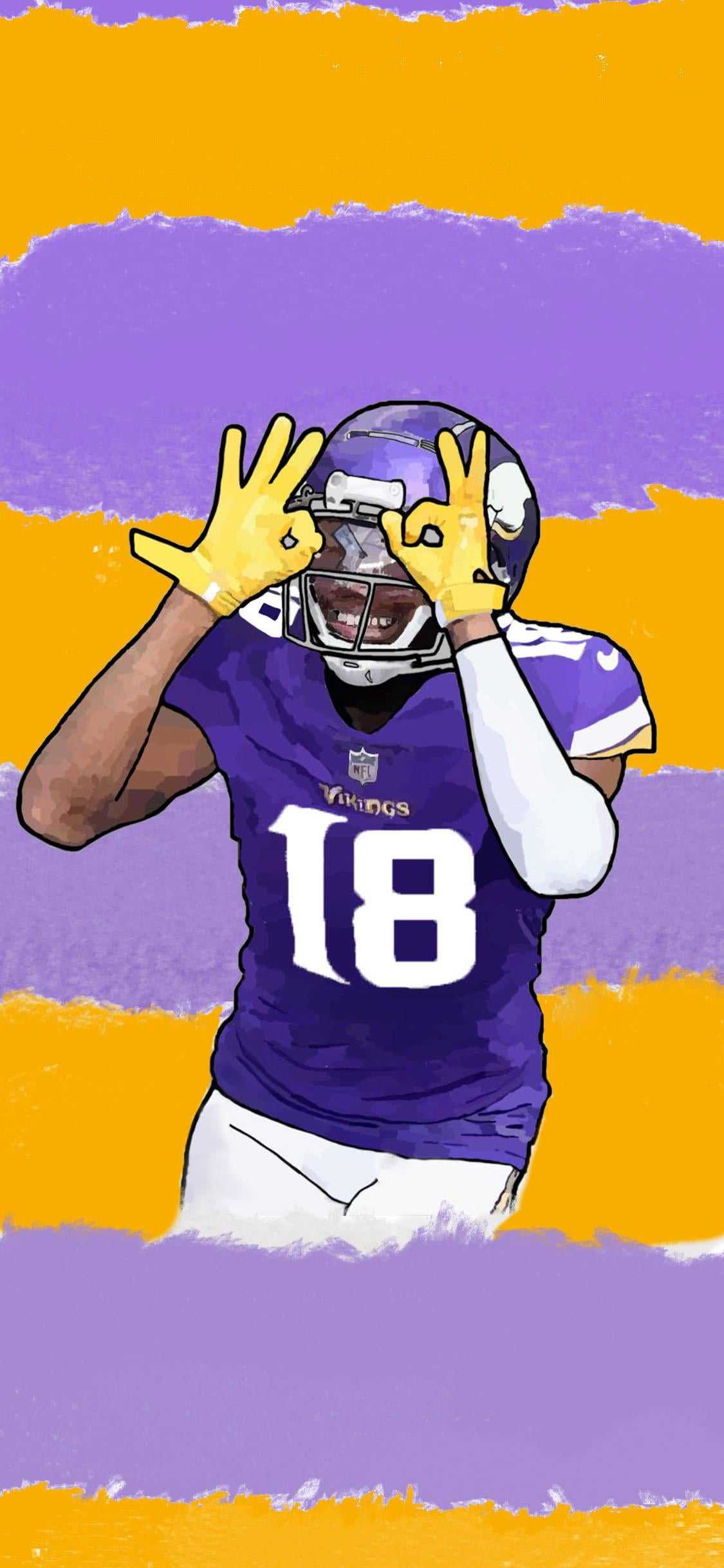 1125x2436 Vikings NFL Wallpaper